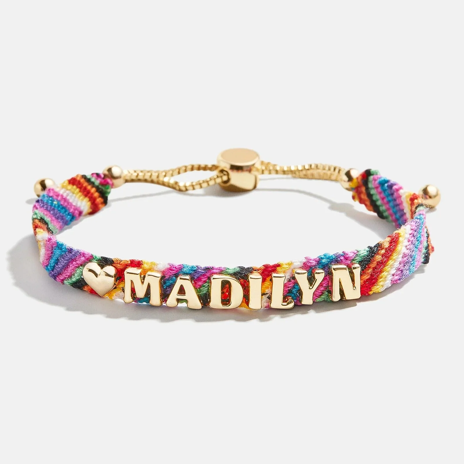 Woven Kids' Custom Friendship Bracelet - Multi Stripe