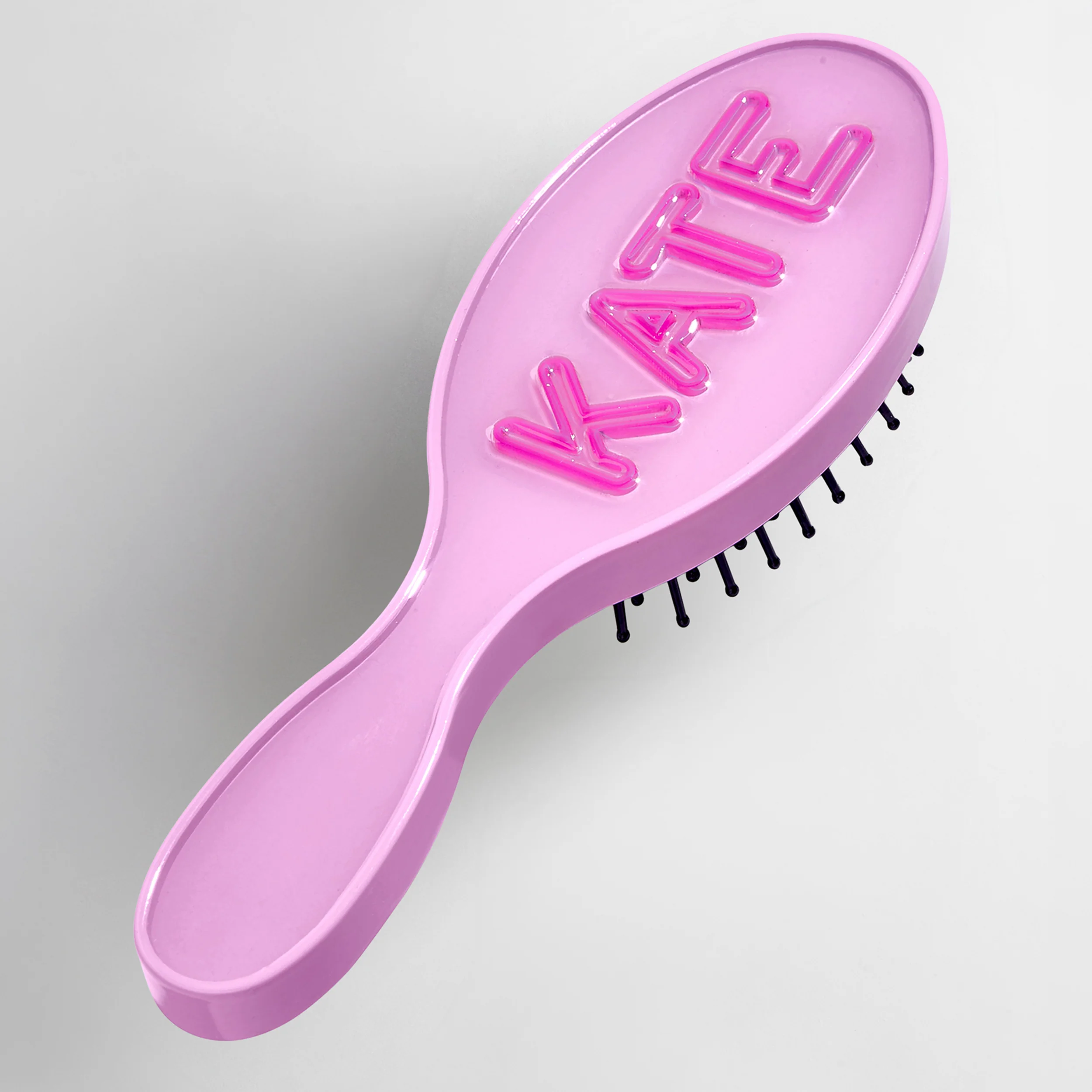 Mini Fine Line Custom Hair Brush - Lavender/Pink