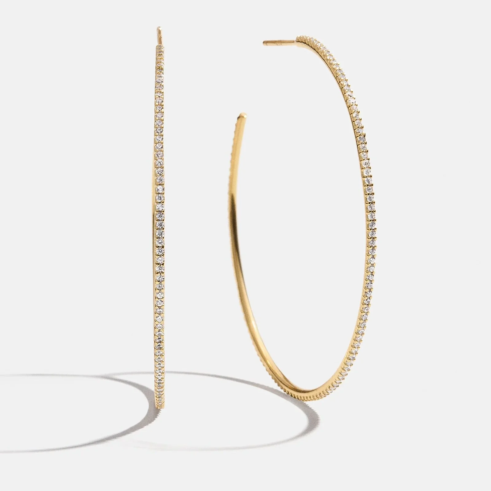 Niata 18K Gold Earrings - 48MM