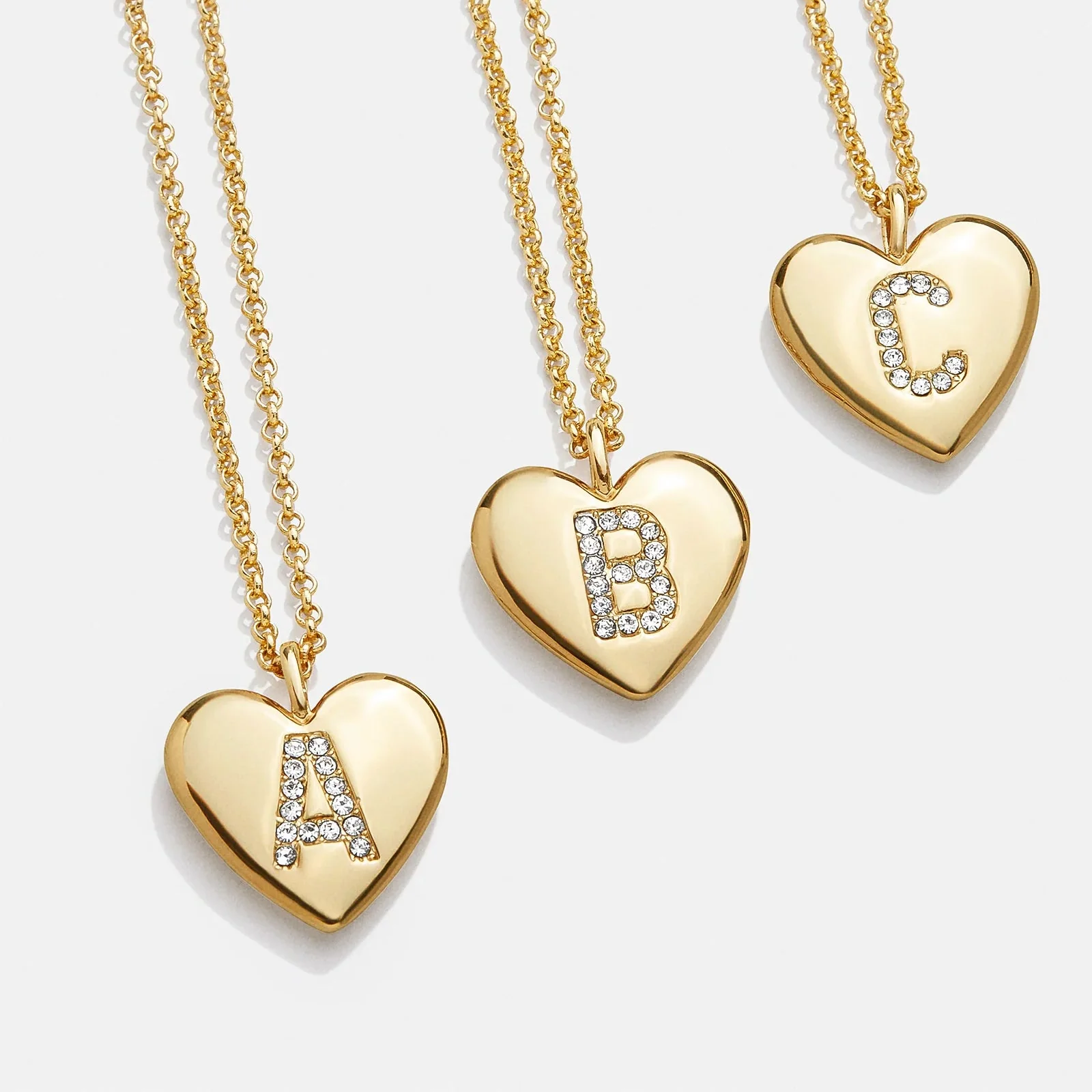Little Love Kids' Initial Heart Necklace - Gold