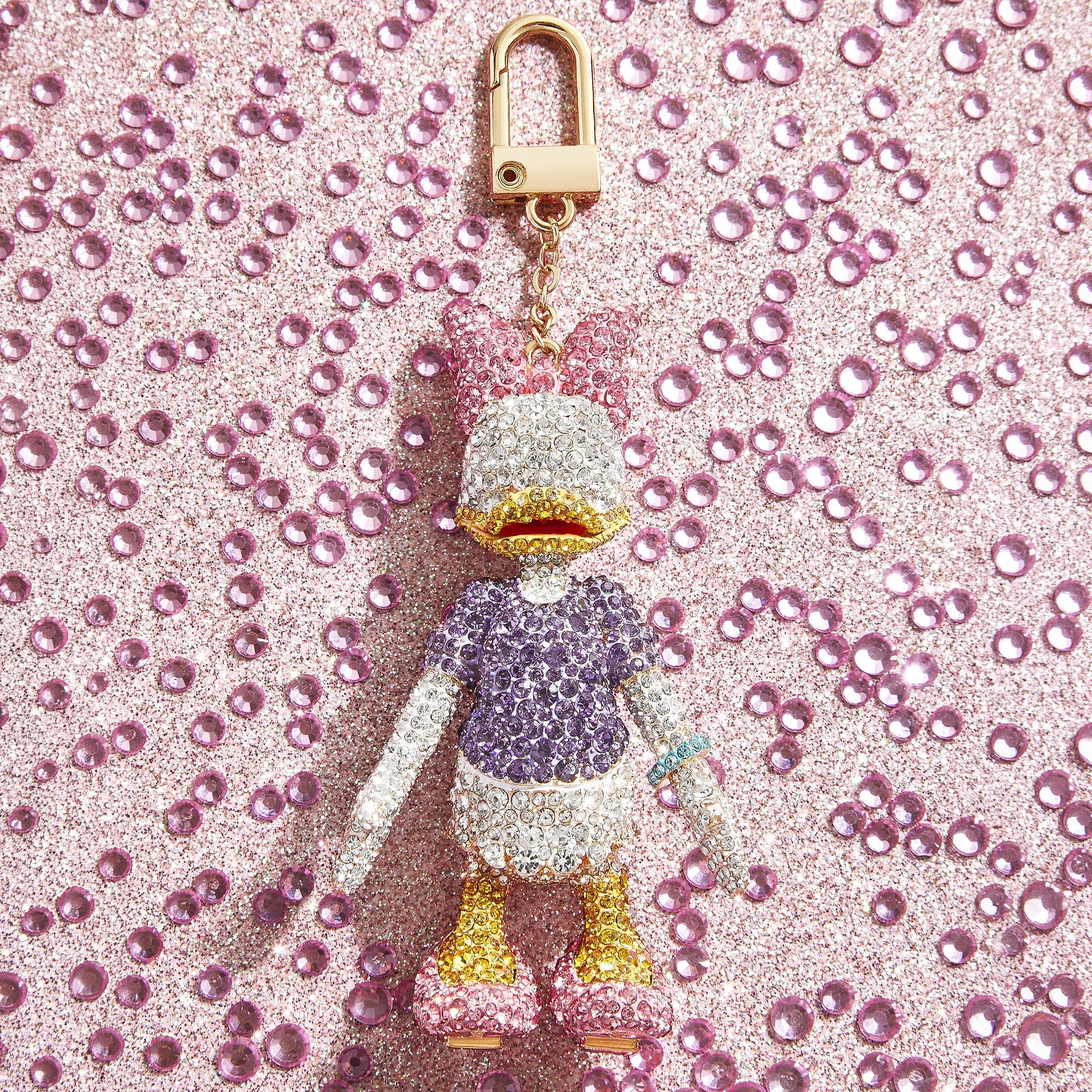 Disney Daisy Duck Classic Pavé Bag Charm - Daisy Duck