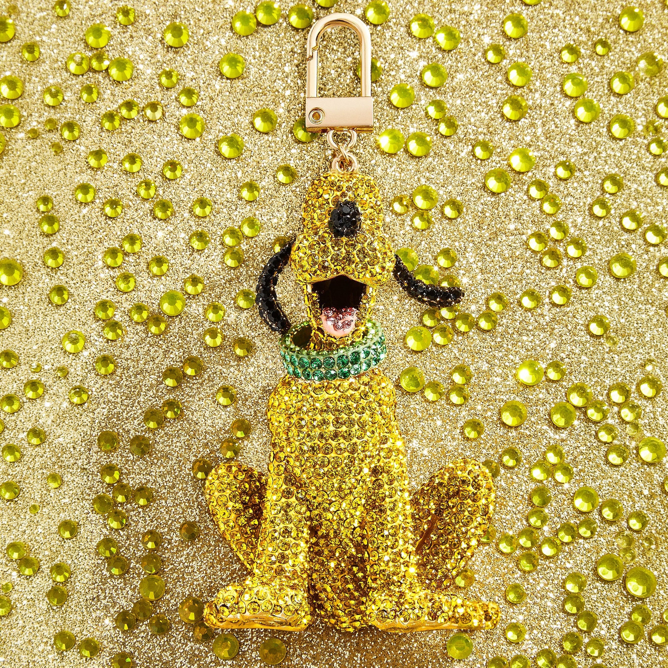 Disney Pluto Classic Pavé Bag Charm - Pluto