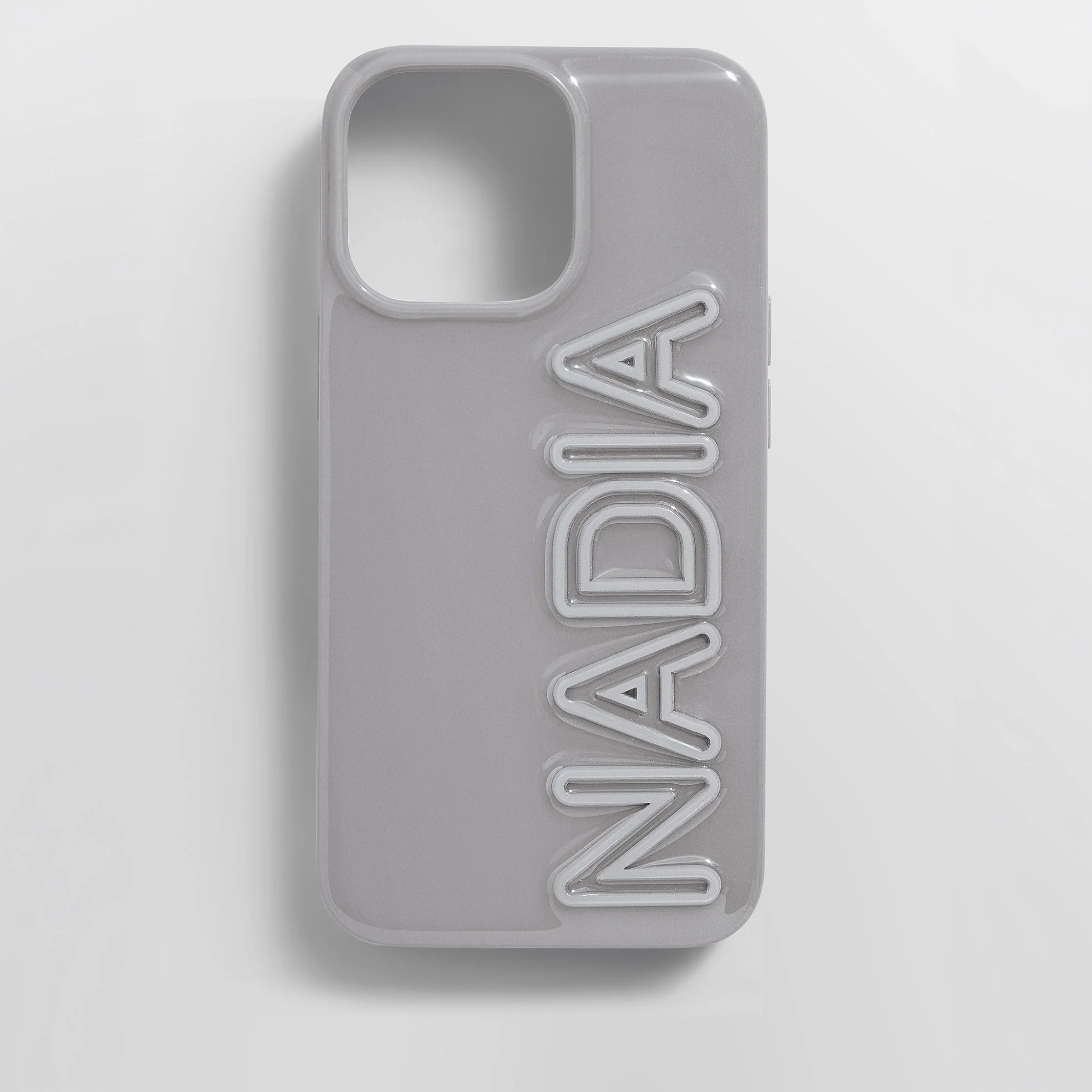 Fine Line Custom iPhone Case - Gray/Light Gray