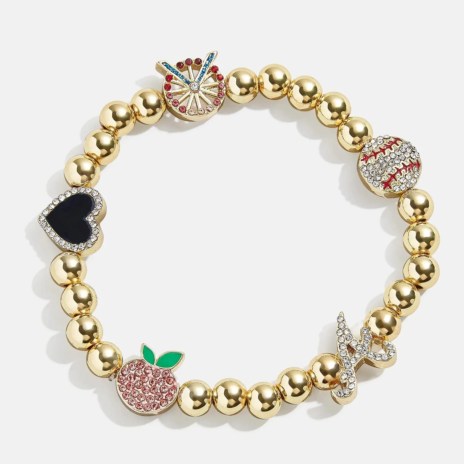 MLB Pisa Charm Bracelet - Atlanta Braves