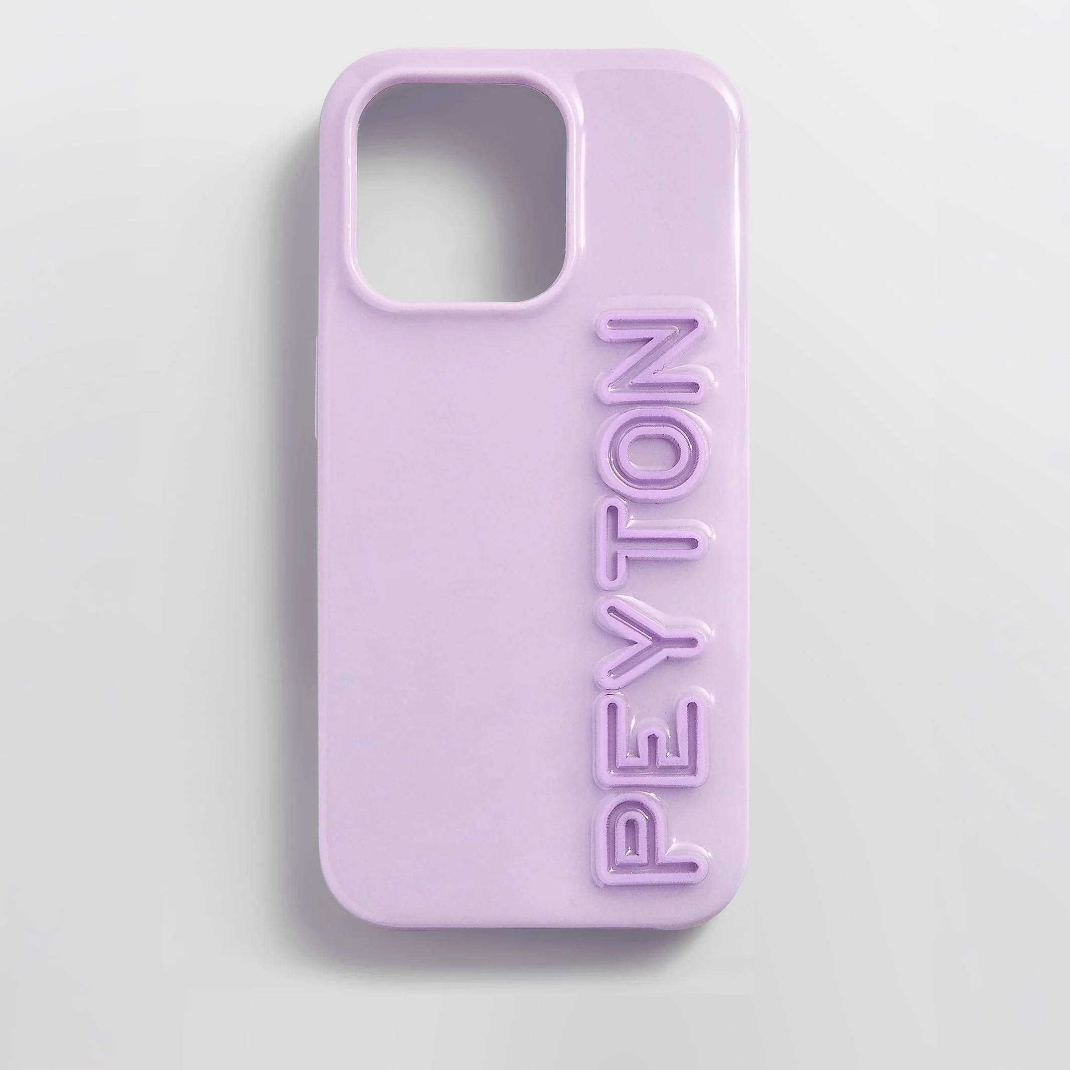 Fine Line Custom iPhone Case - Lavendar/Lavendar