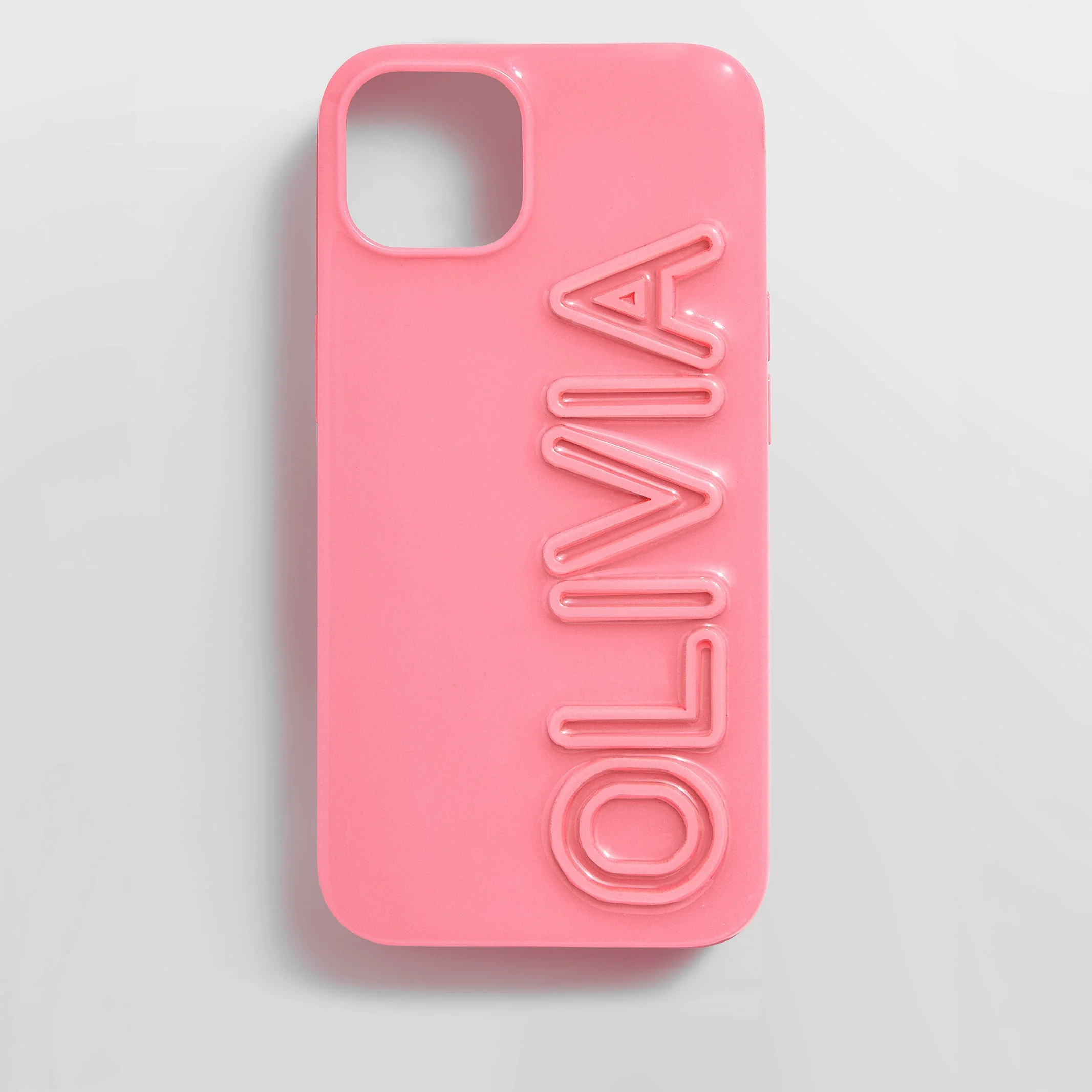Fine Line Custom iPhone Case - Pink/Pink
