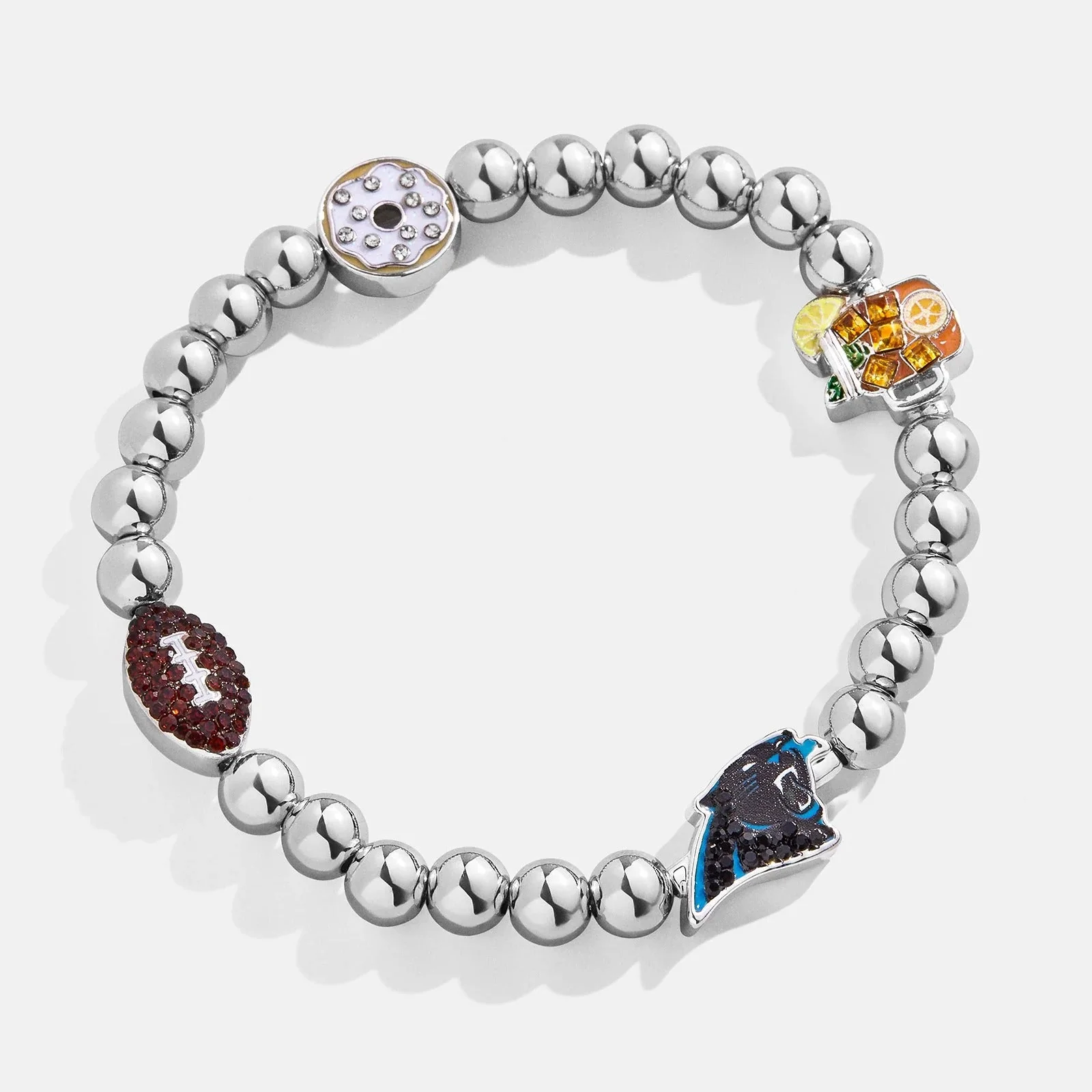 NFL Pisa Charm Bracelet - Carolina Panthers