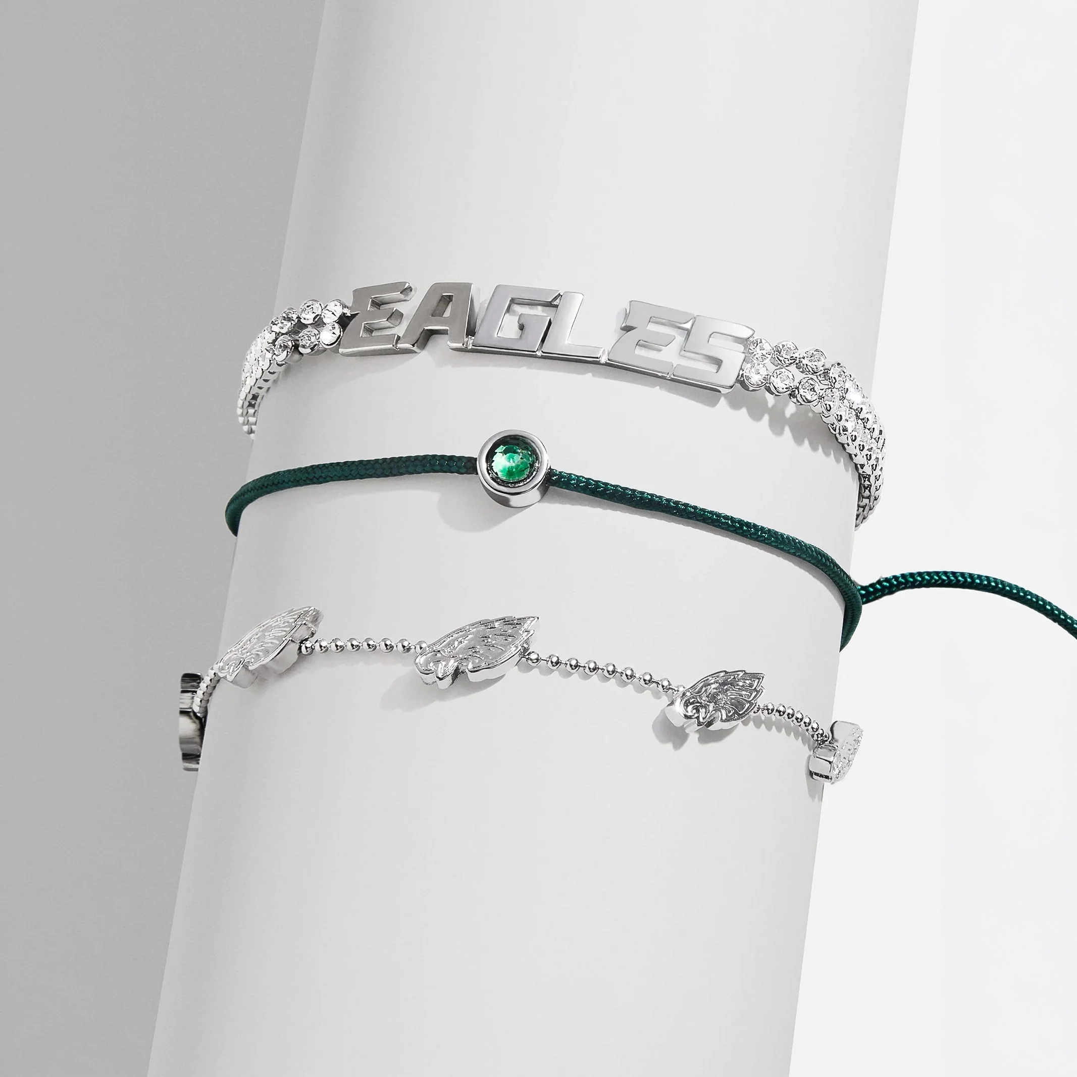 NFL Bracelet Set - Philadelphia Eagles