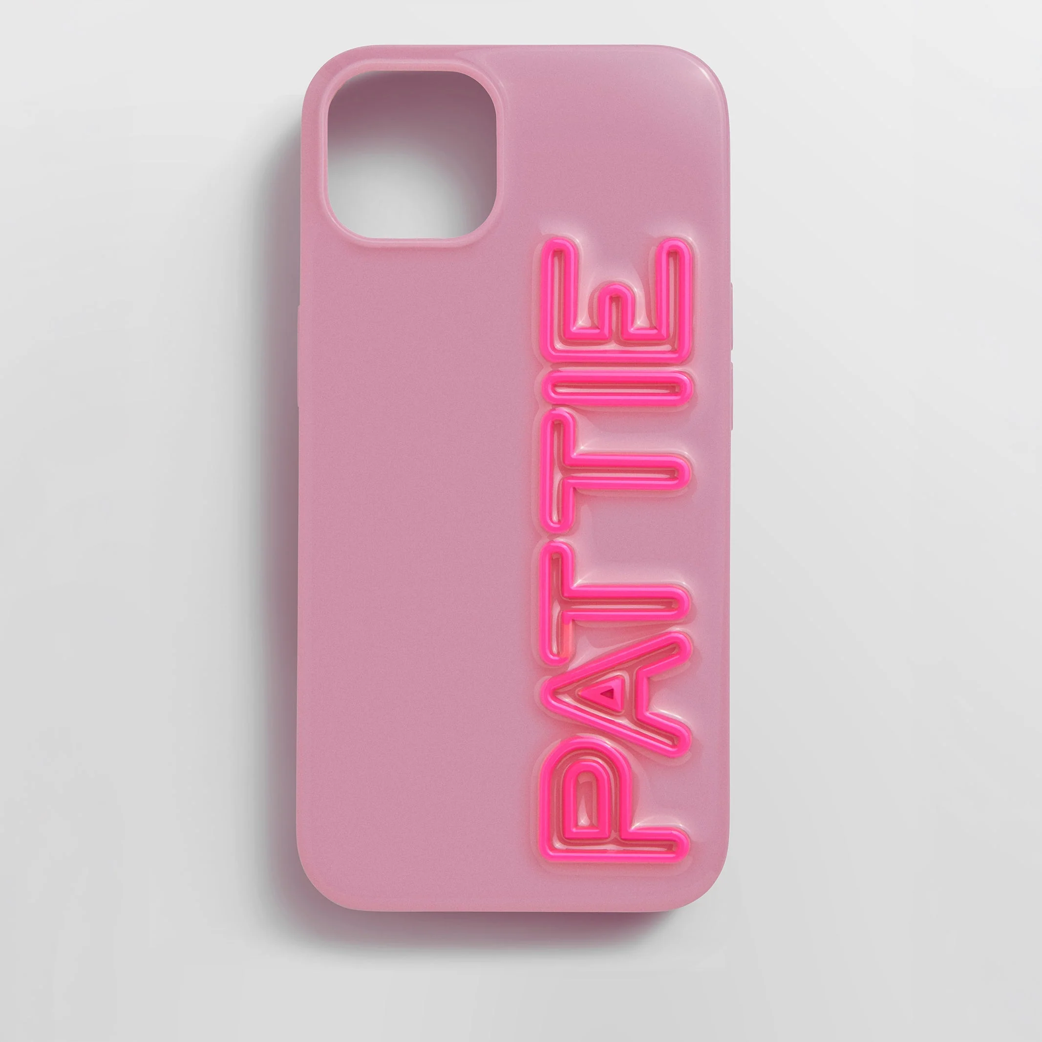 Fine Line Custom iPhone Case - Mauve/Hot Pink