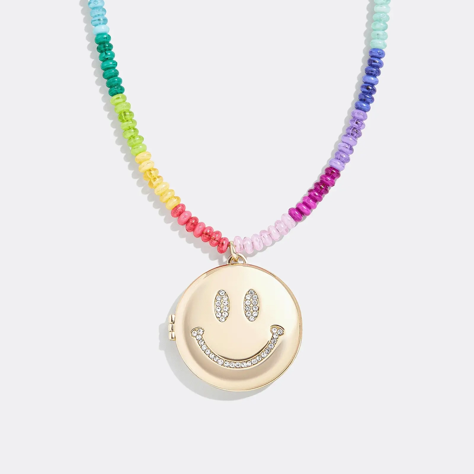 Lil' Smiley Kids' Locket Necklace - Smiley Face