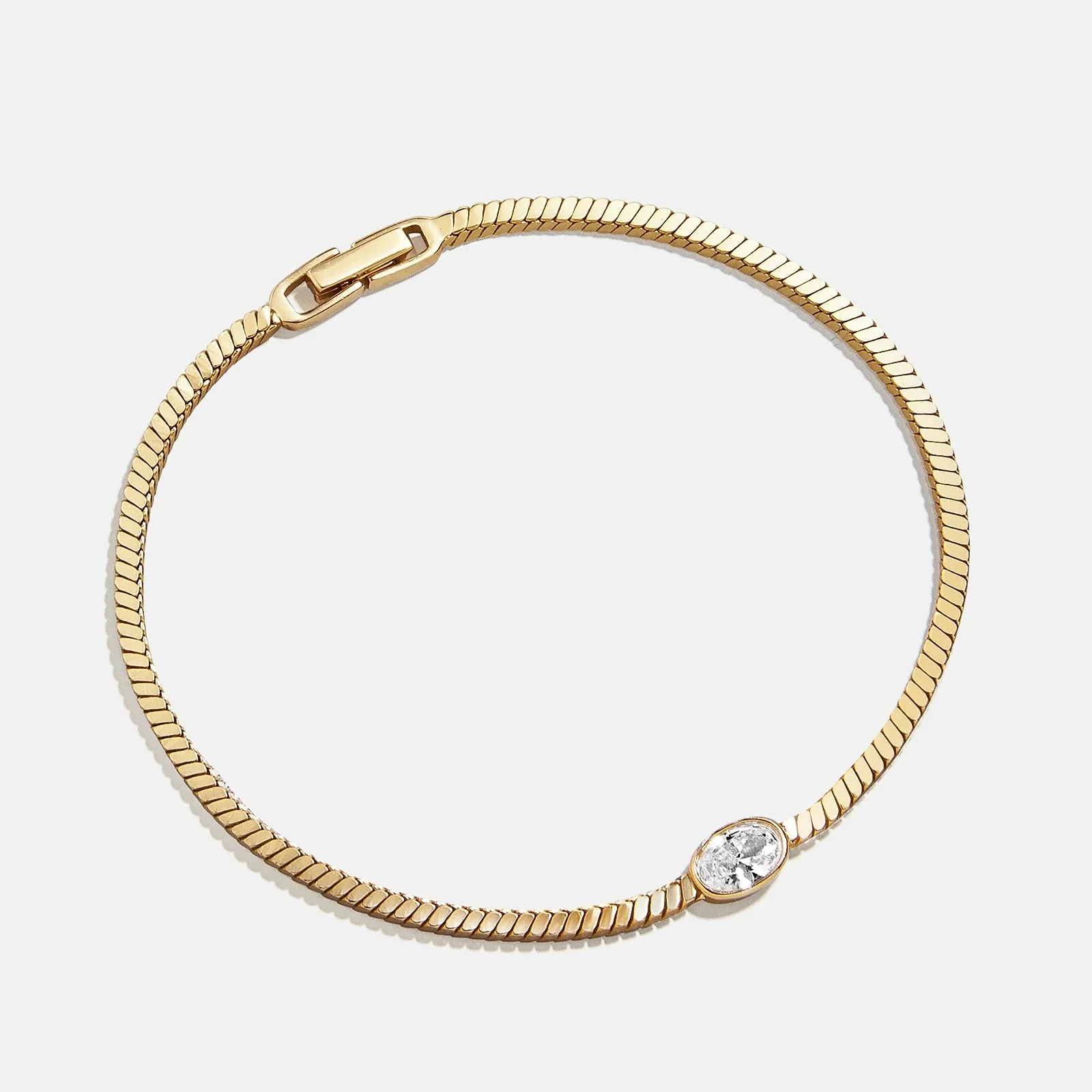Lana 18K Gold Bracelet - Gold/Pavé