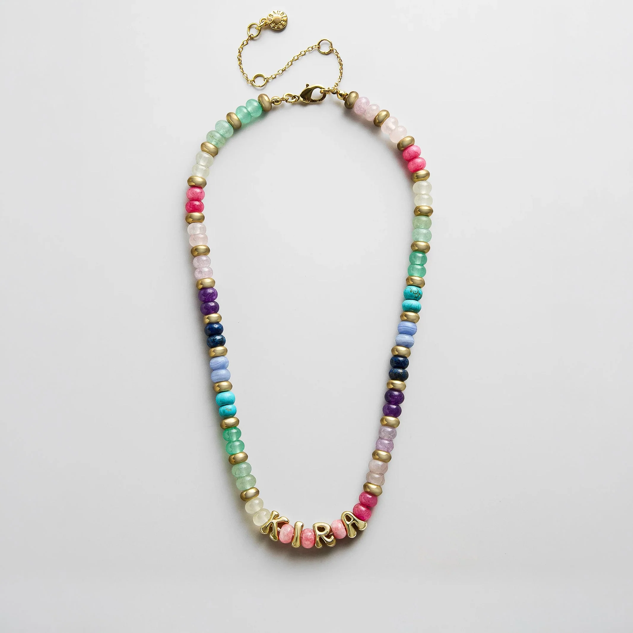 Semi-Precious Custom Bubble Necklace - Semi-Precious Bubble