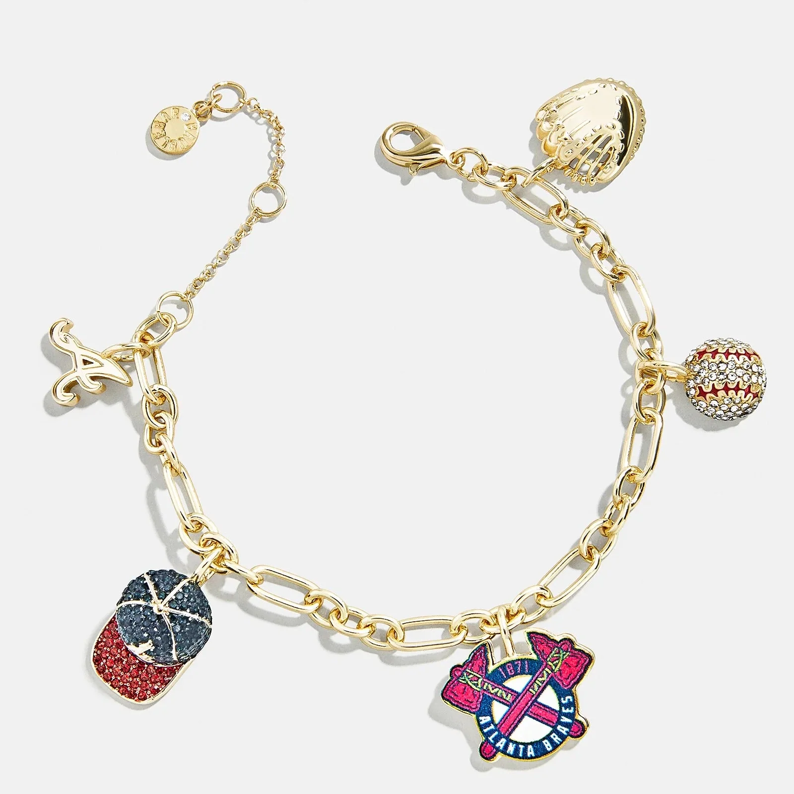 MLB Charm Bracelet - Atlanta Braves