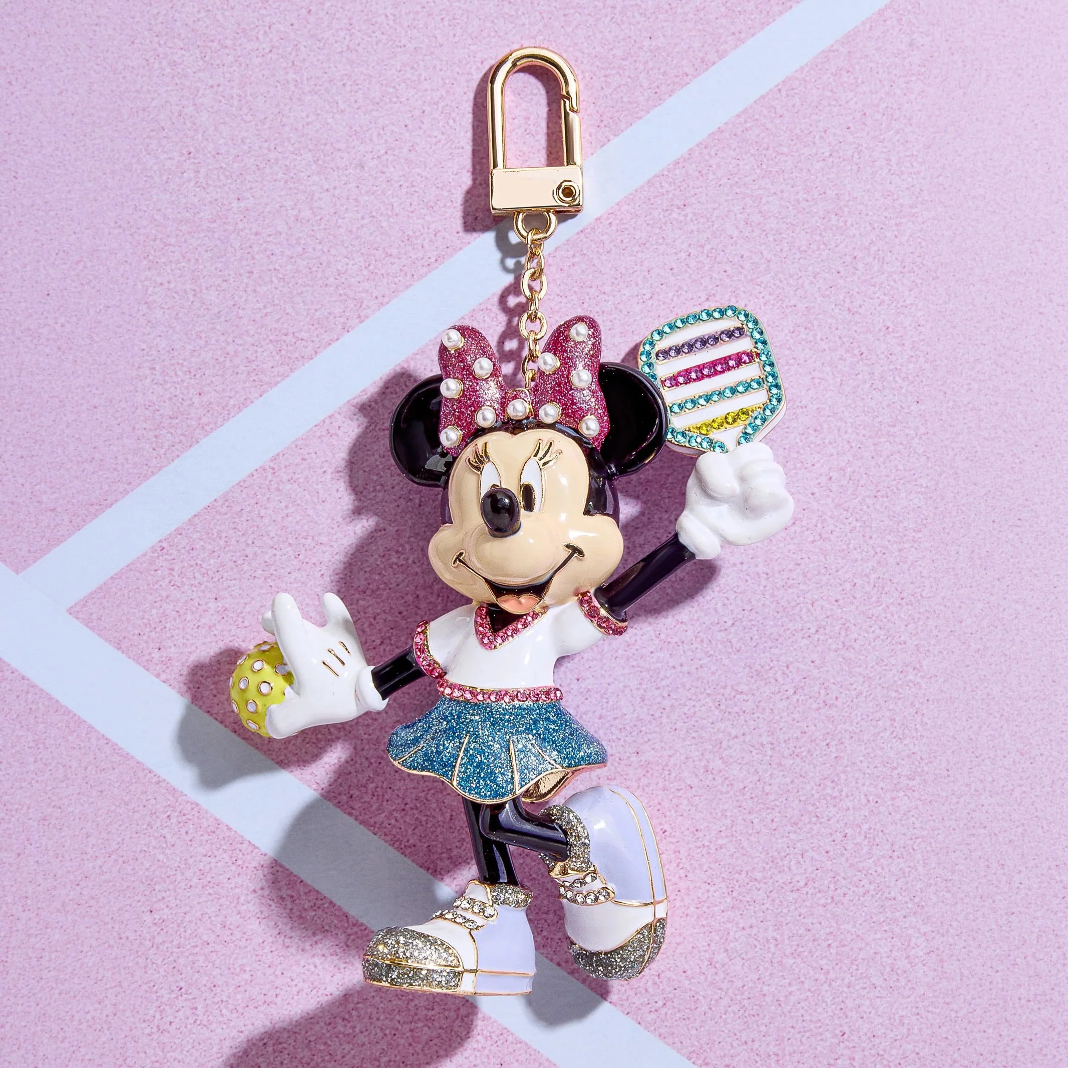 Disney Minnie Mouse Pickleball 3D Bag Charm - Minnie Mouse