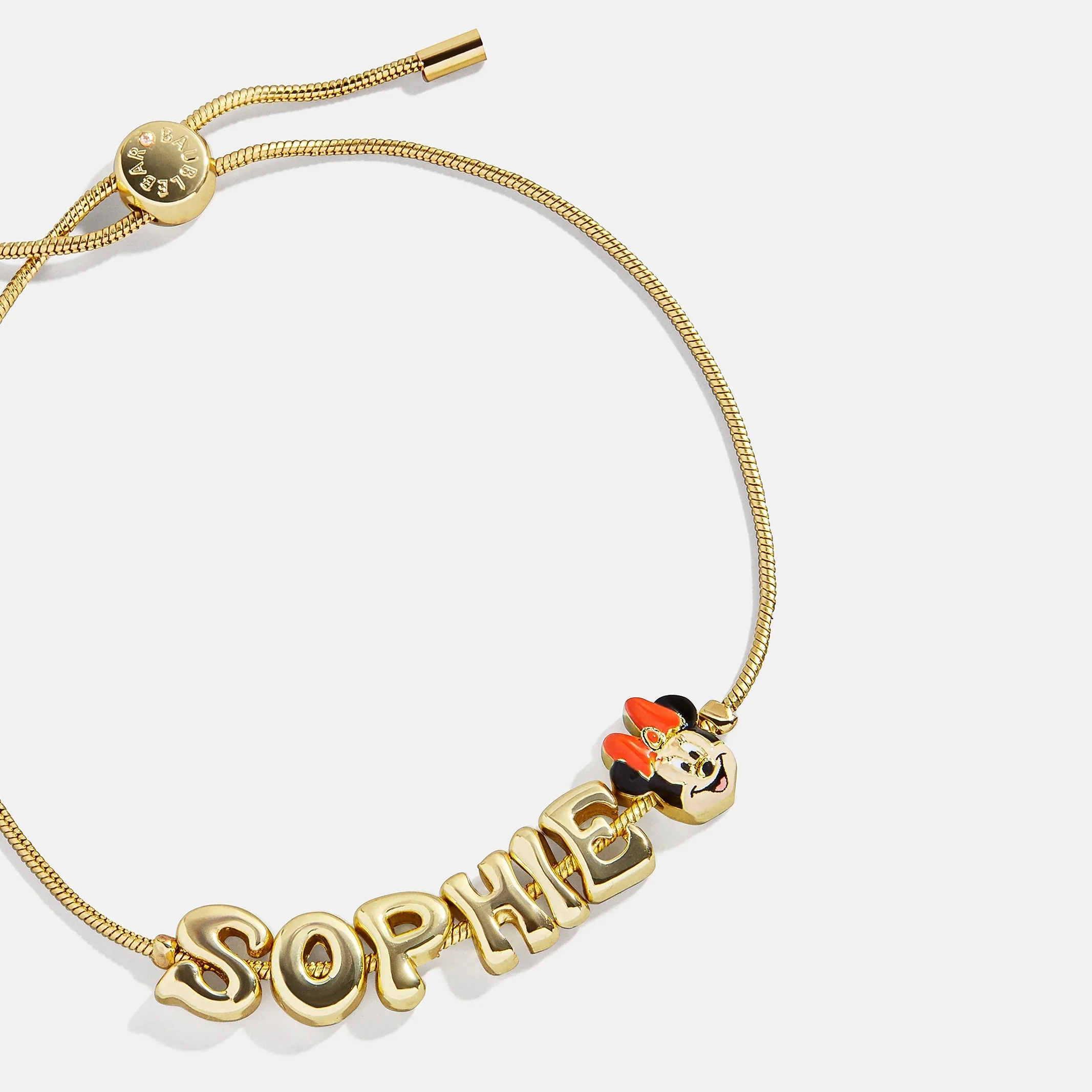 Disney Minnie Mouse Bubble Slider Custom Bracelet - Minnie Mouse
