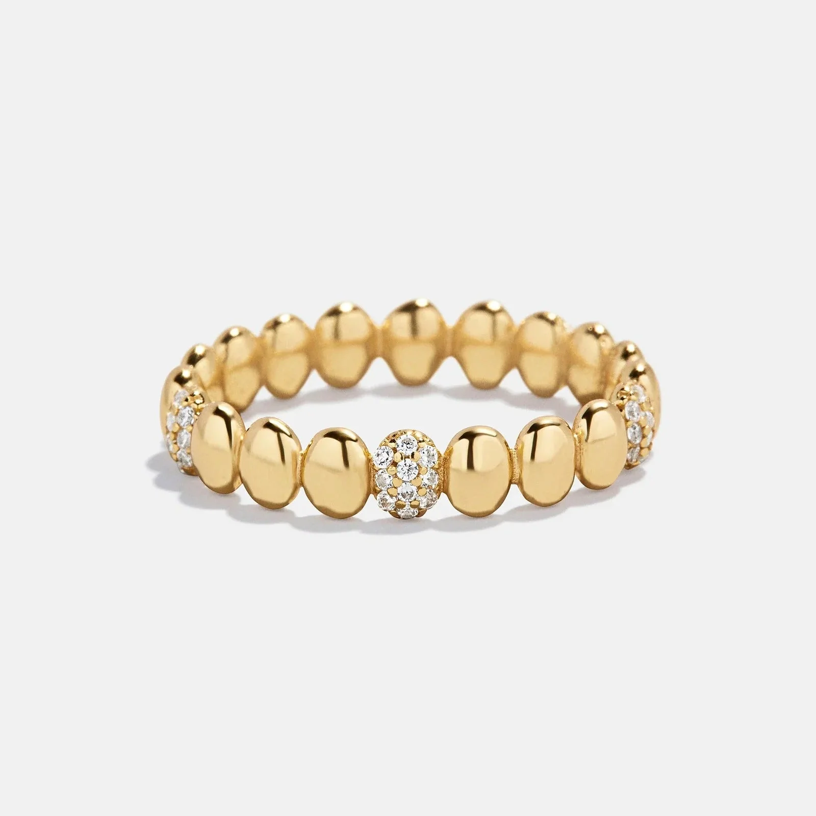 Alyssa 18K Gold Ring - Gold/Pavé
