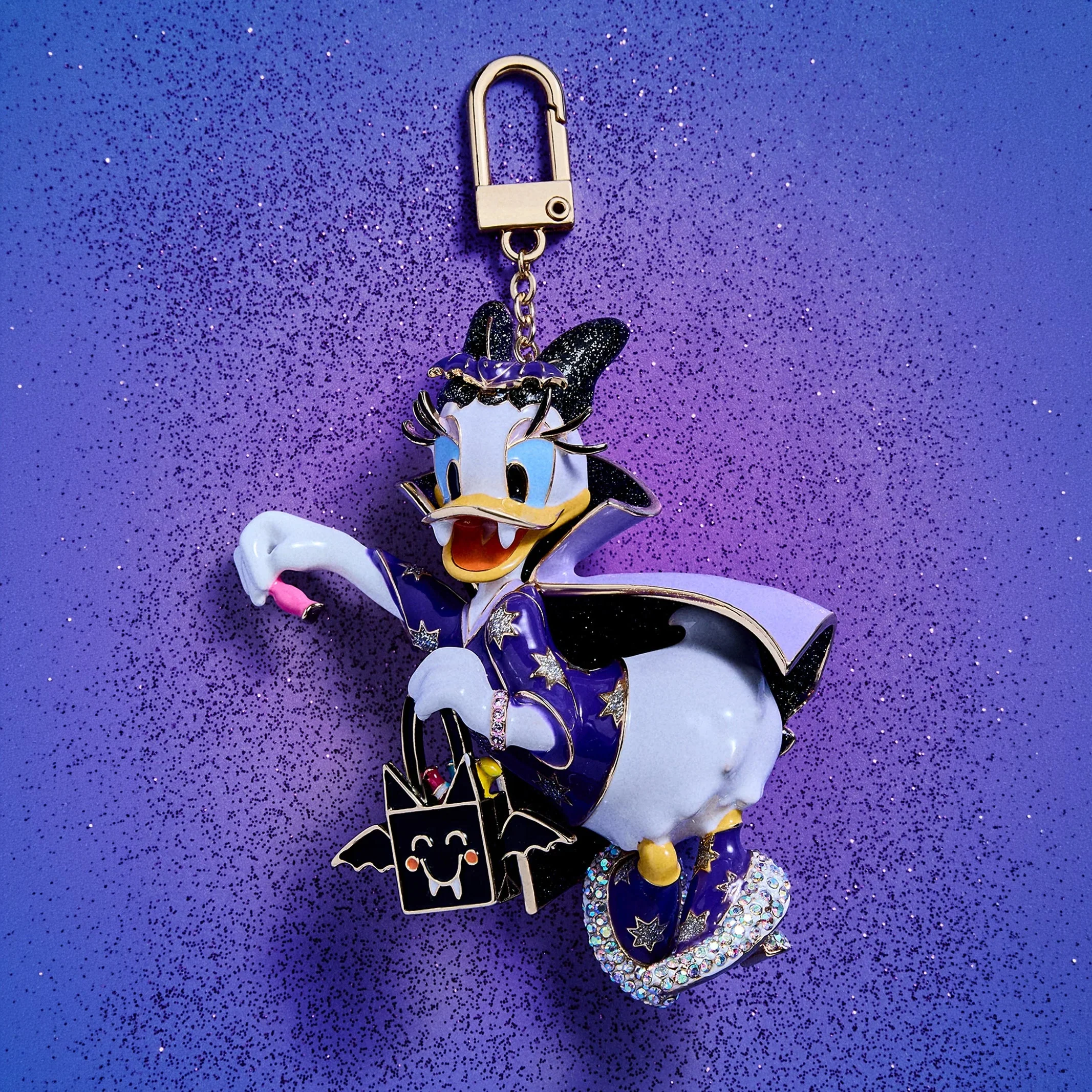 Disney Daisy Duck Bat Halloween Bag Charm - Daisy Duck Bat