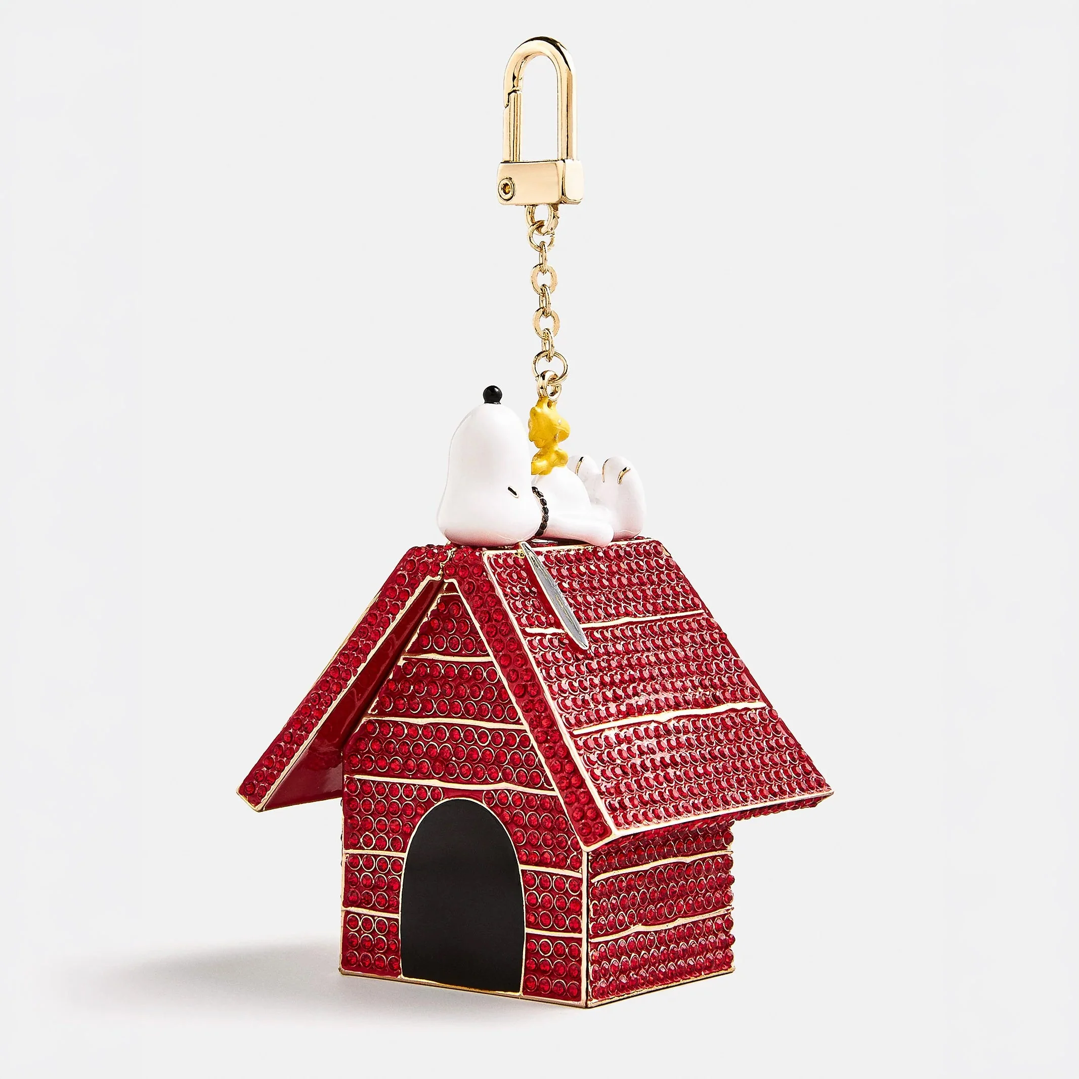 Peanuts Snoopy Doghouse Bag Charm - Snoopy & Woodstock