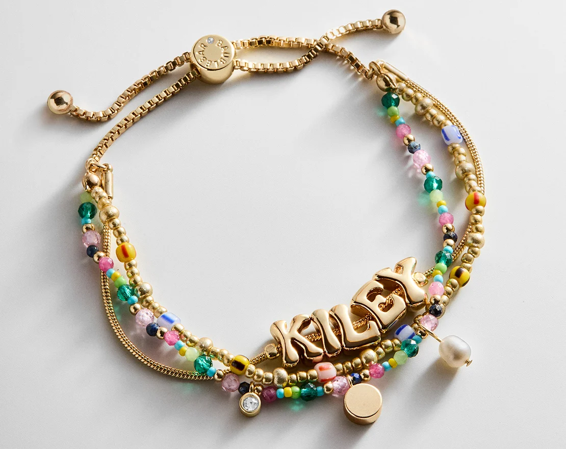 Rowan Semi-Precious Custom Layered Bracelet - St. Tropez
