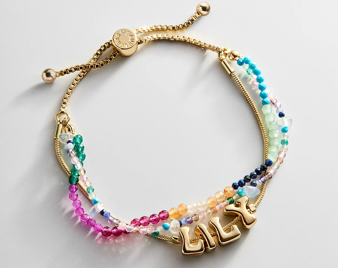 Rowan Semi-Precious Custom Layered Bracelet - Santorini