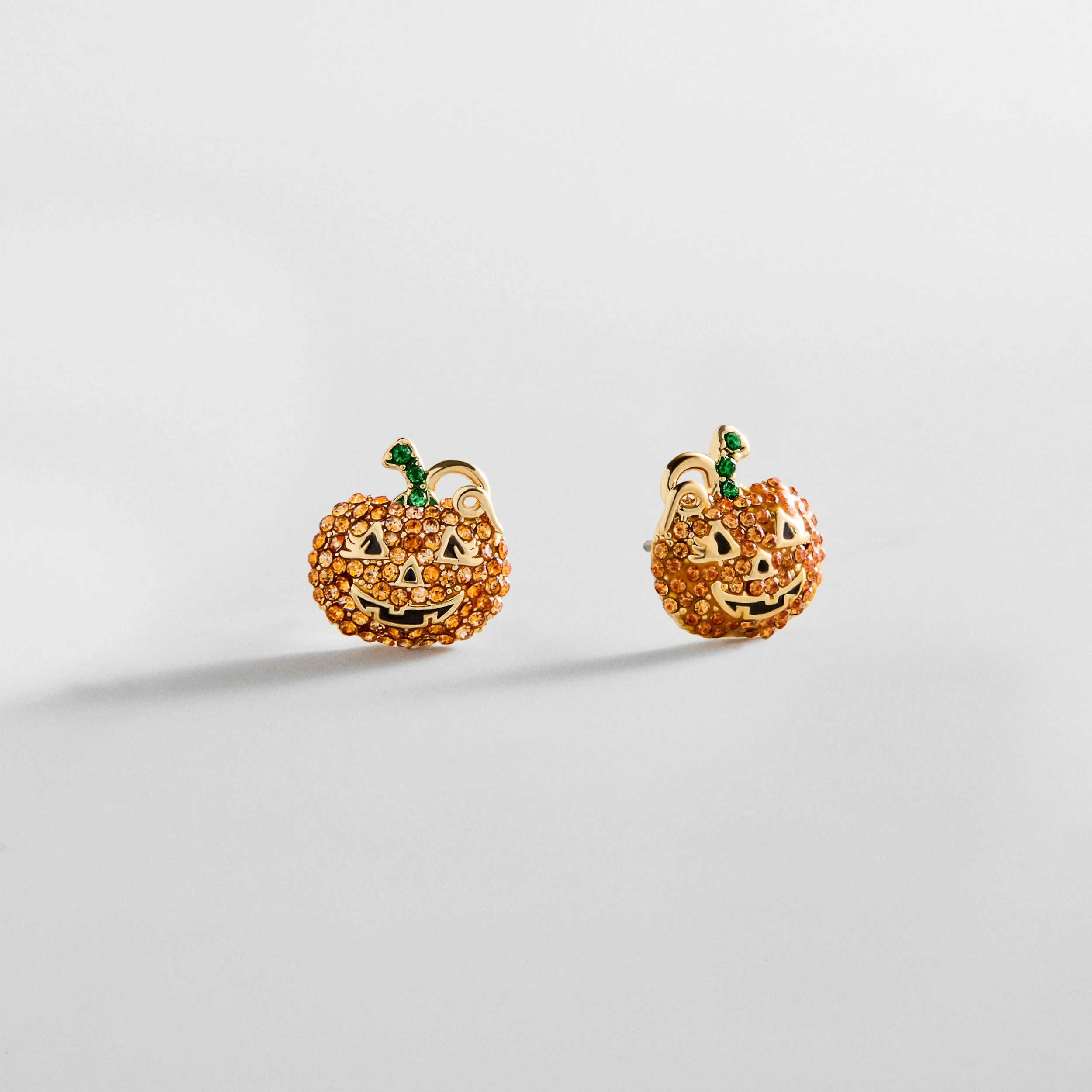 Oh My Gourd Earrings - Pumpkin