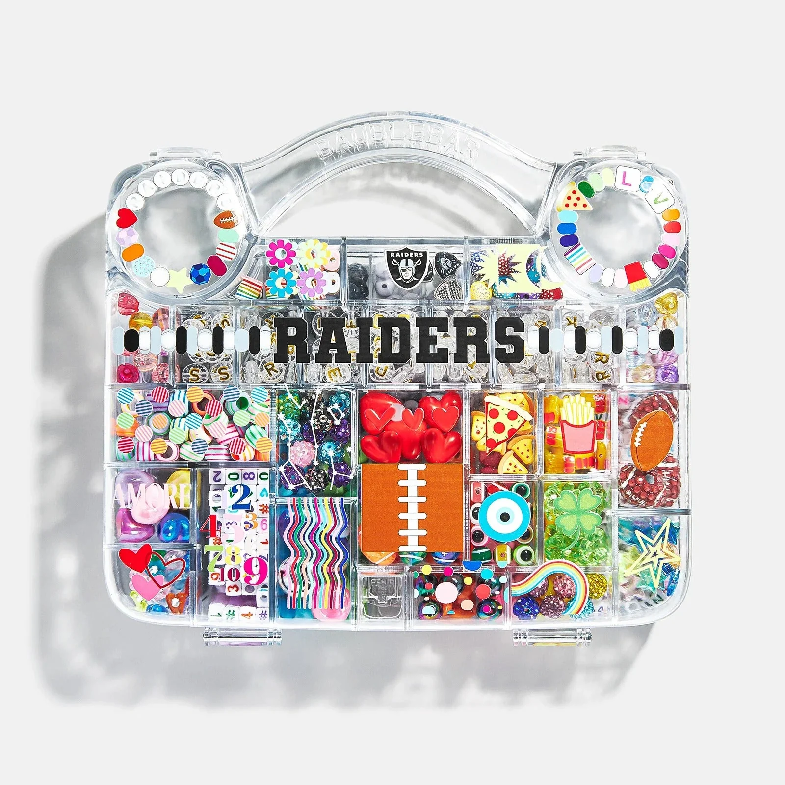 NFL Bracelet Bead Kit - Las Vegas Raiders