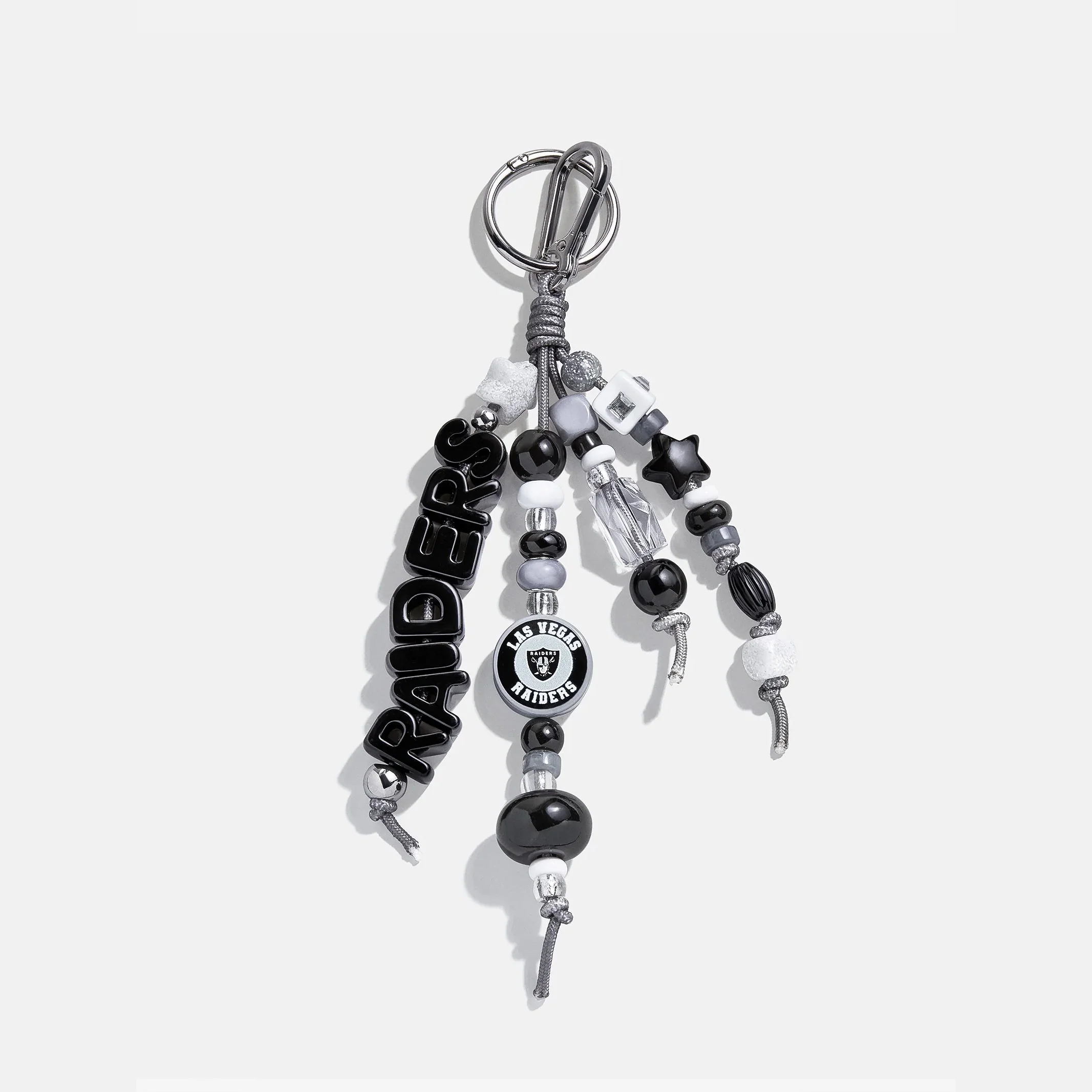 NFL Beaded Bag Charm - Las Vegas Raiders