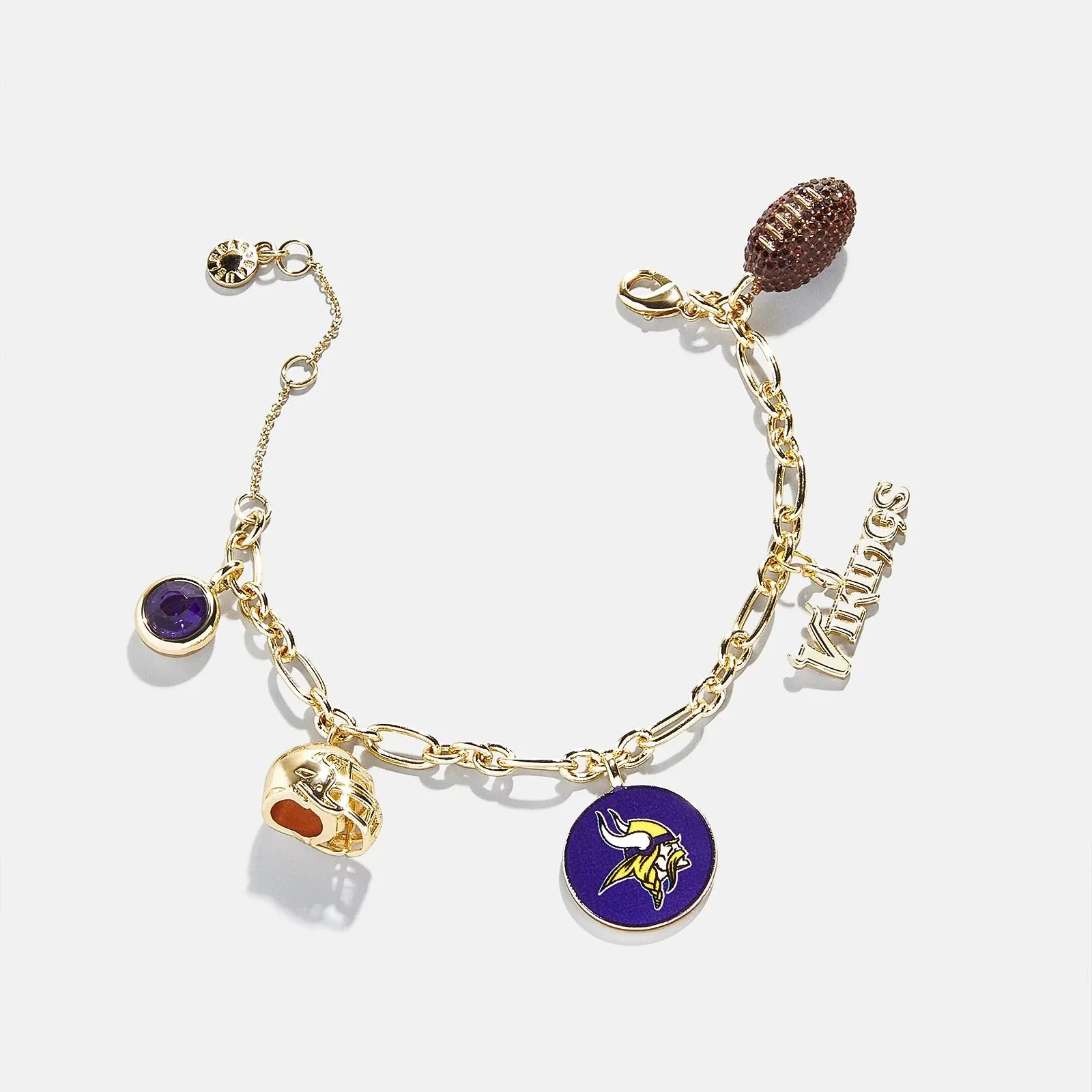 NFL Charm Bracelet - Minnesota Vikings
