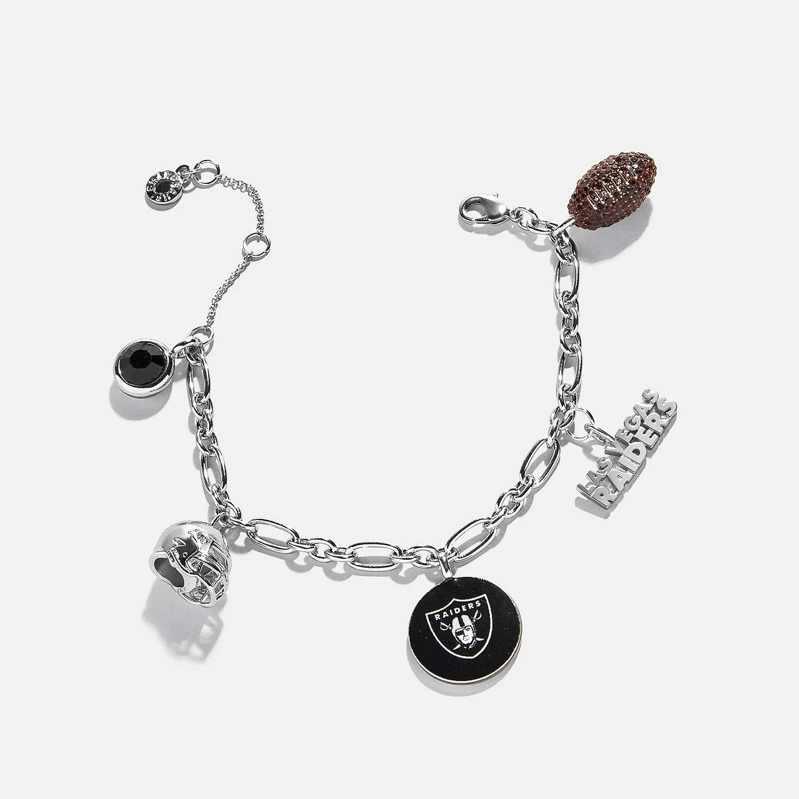 NFL Charm Bracelet - Las Vegas Raiders