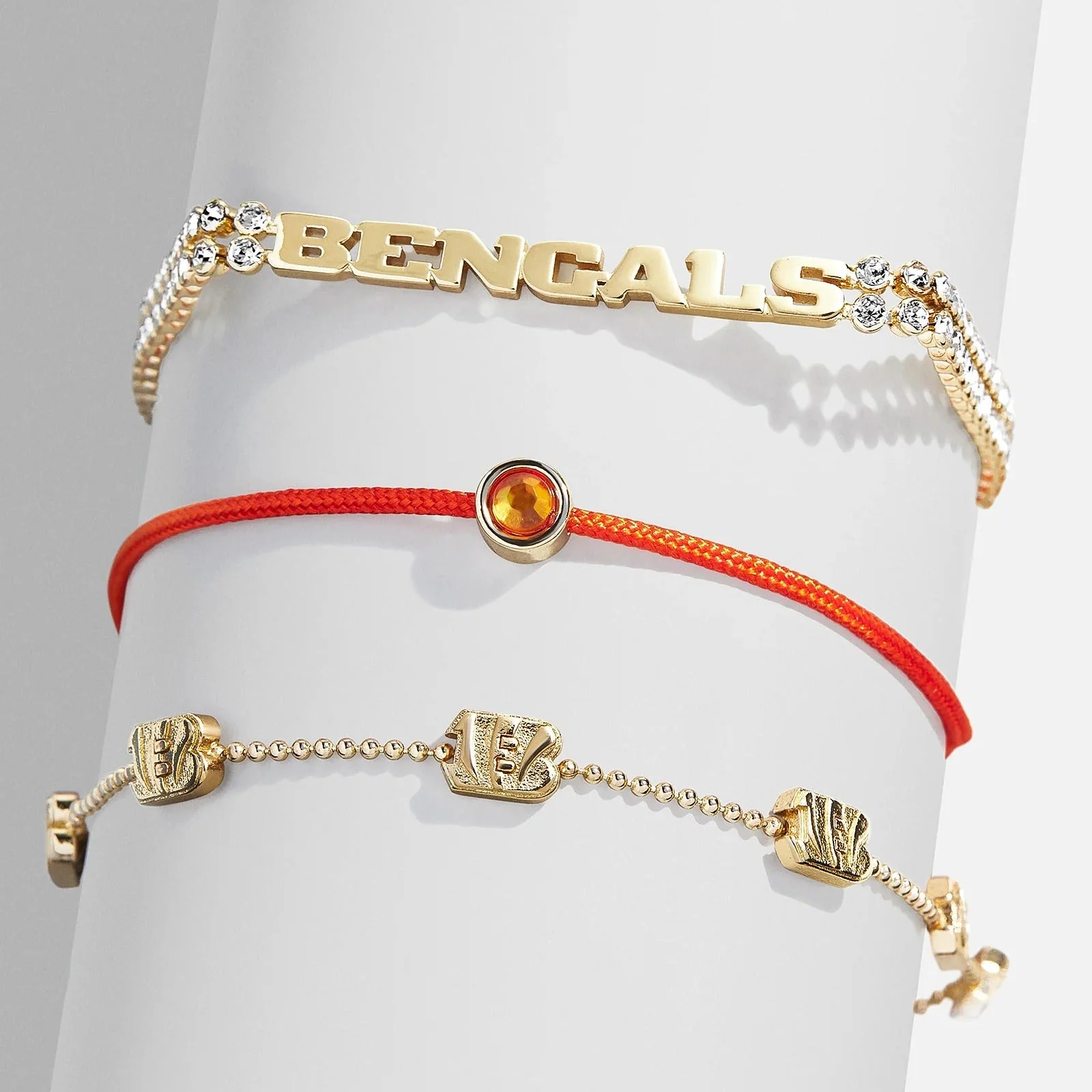 NFL Bracelet Set - Cincinnati Bengals