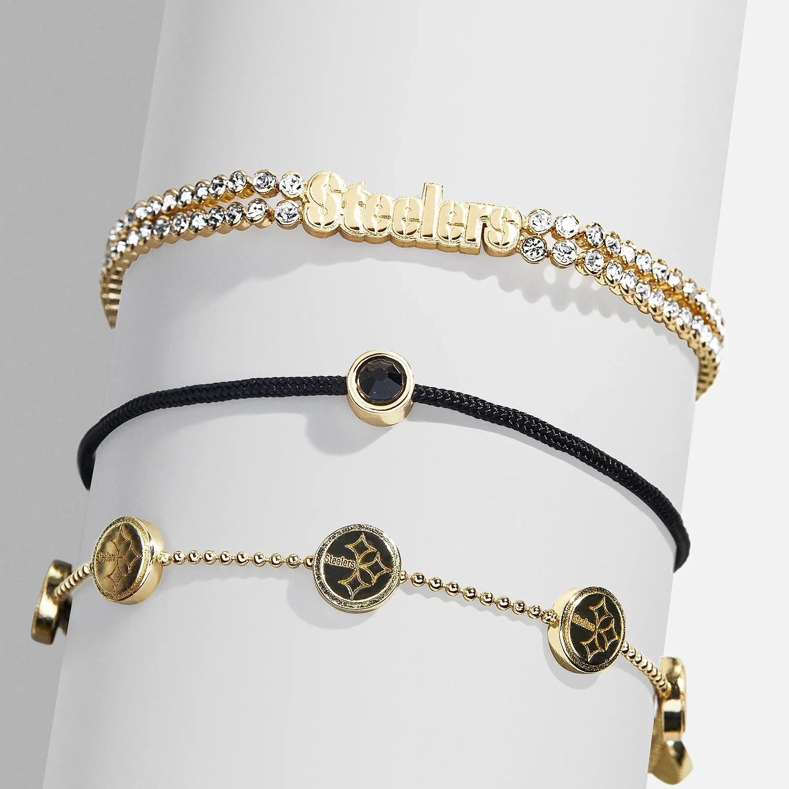 NFL Bracelet Set - Pittsburgh Steelers