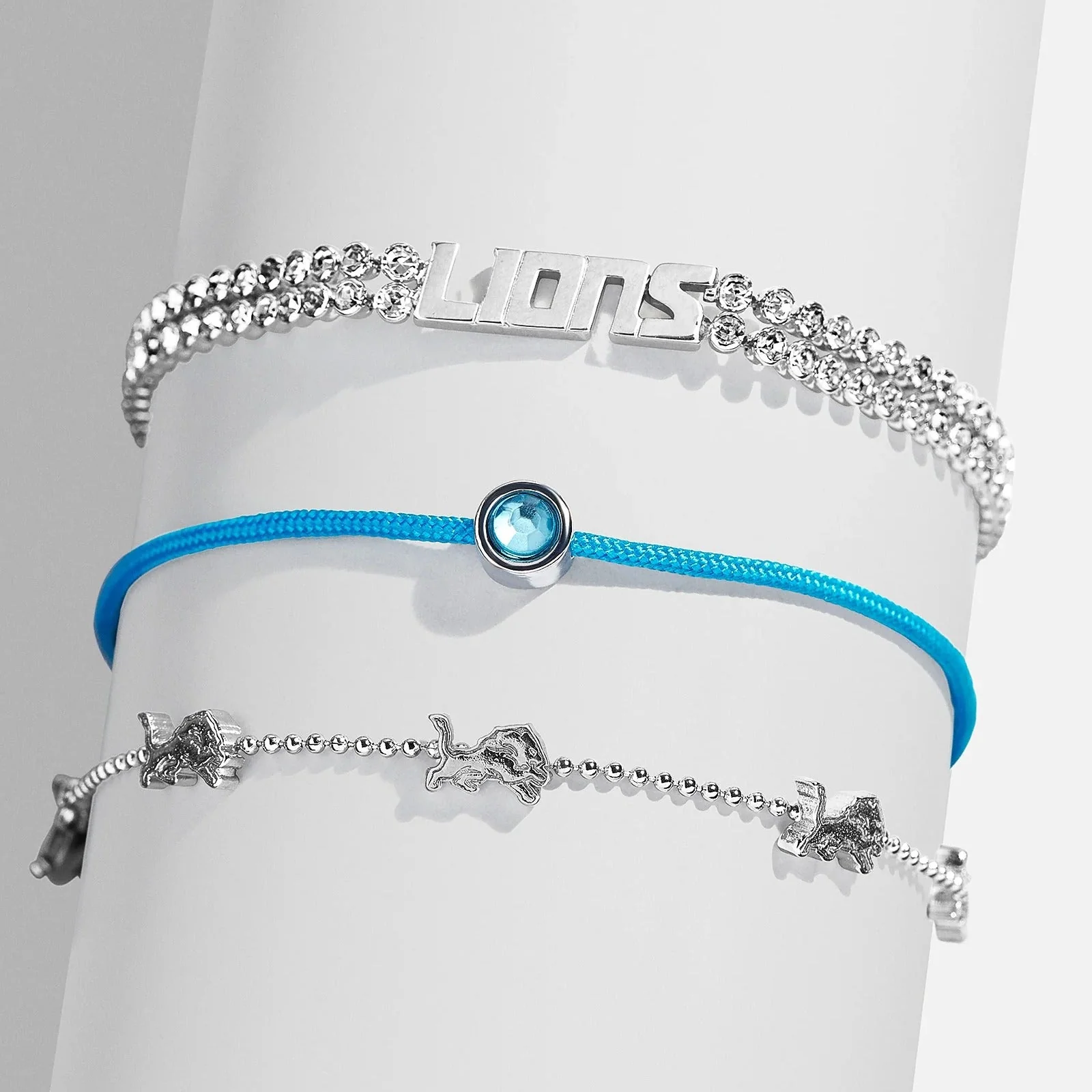 NFL Bracelet Set - Detroit Lions
