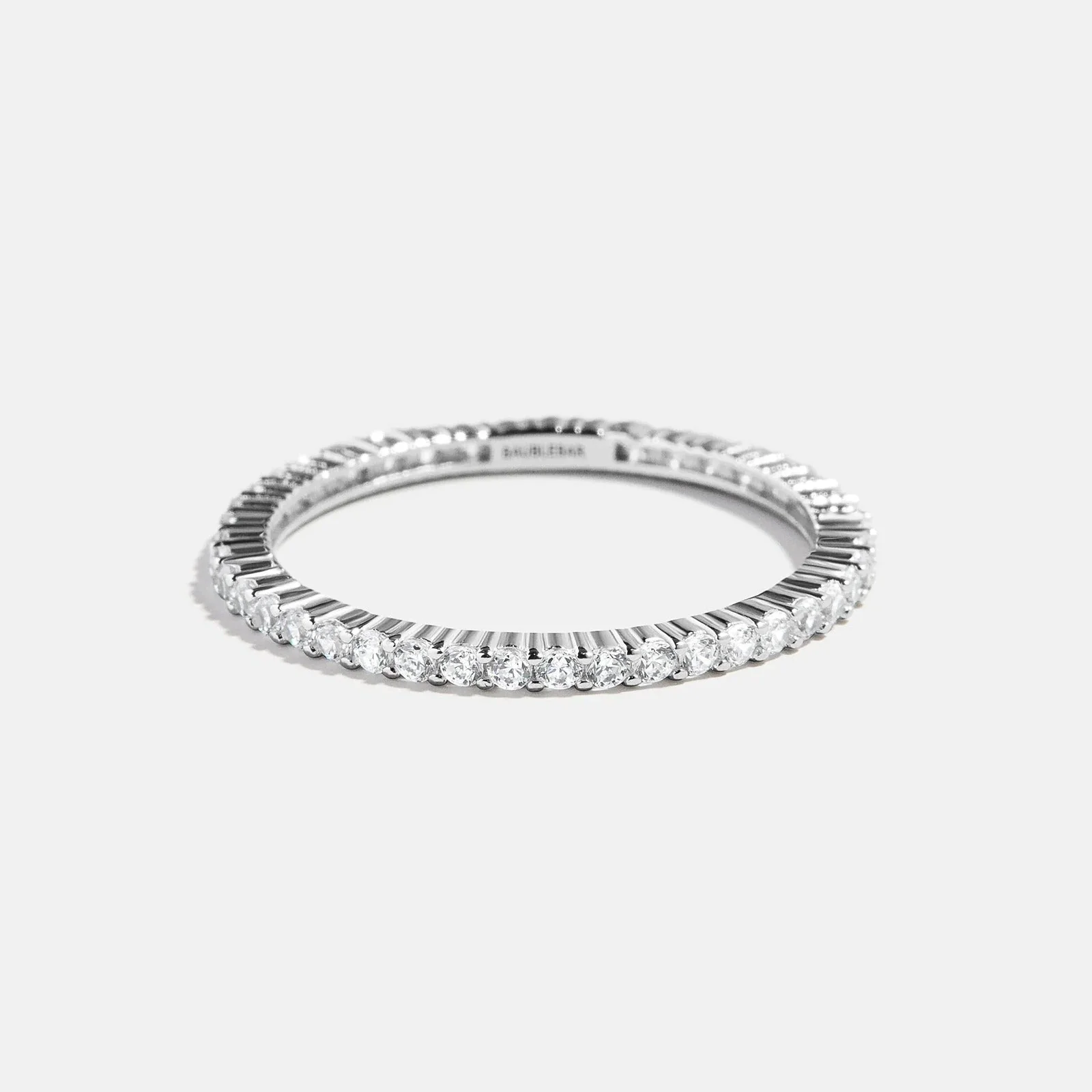 Diana Sterling Silver Eternity Ring - 2MM Stones