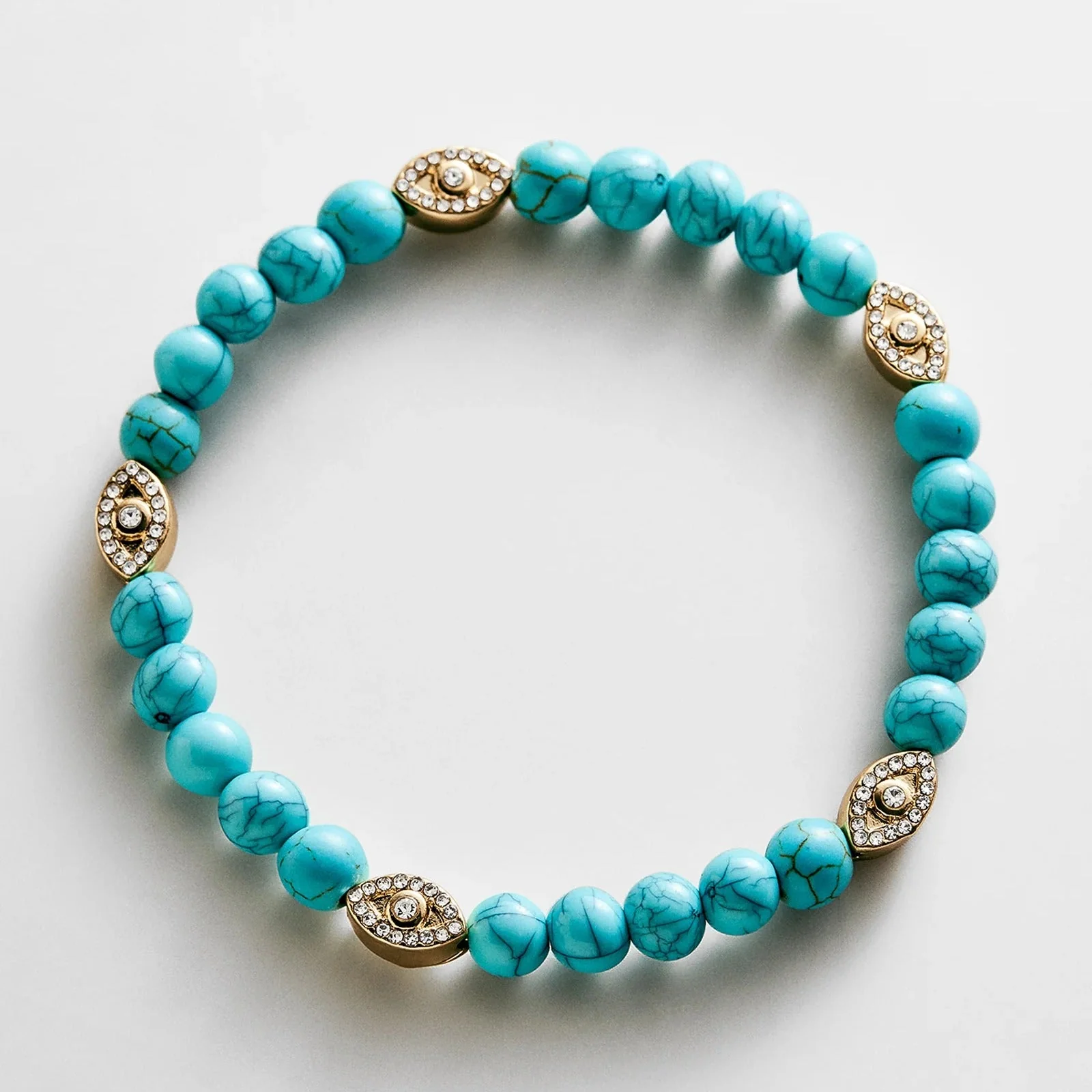 Peace of Mind Semi-Precious Bracelet - Evil Eye