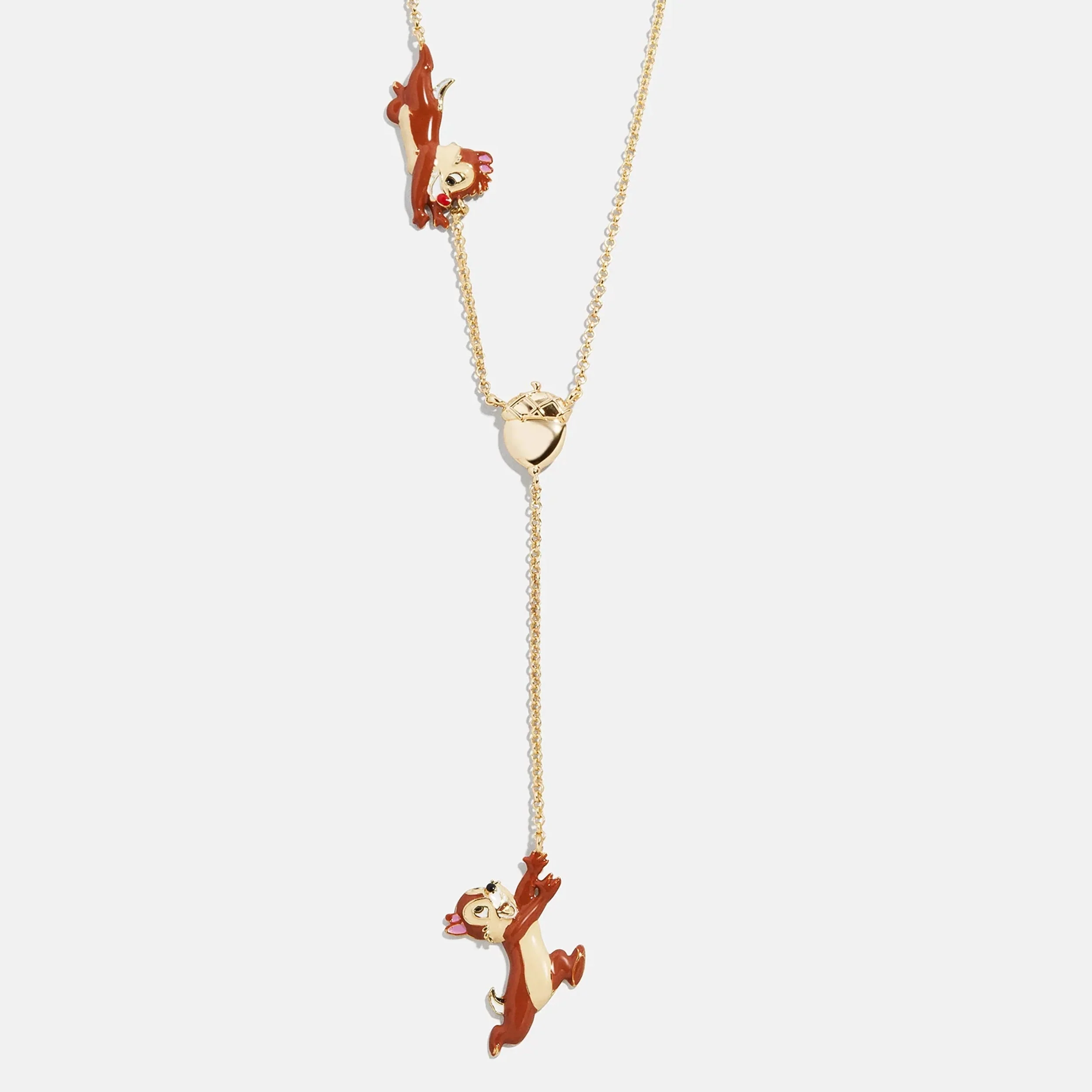 Disney Chip 'N Dale Dynamic Duo Lariat Necklace - Disney Chip 'N Dale