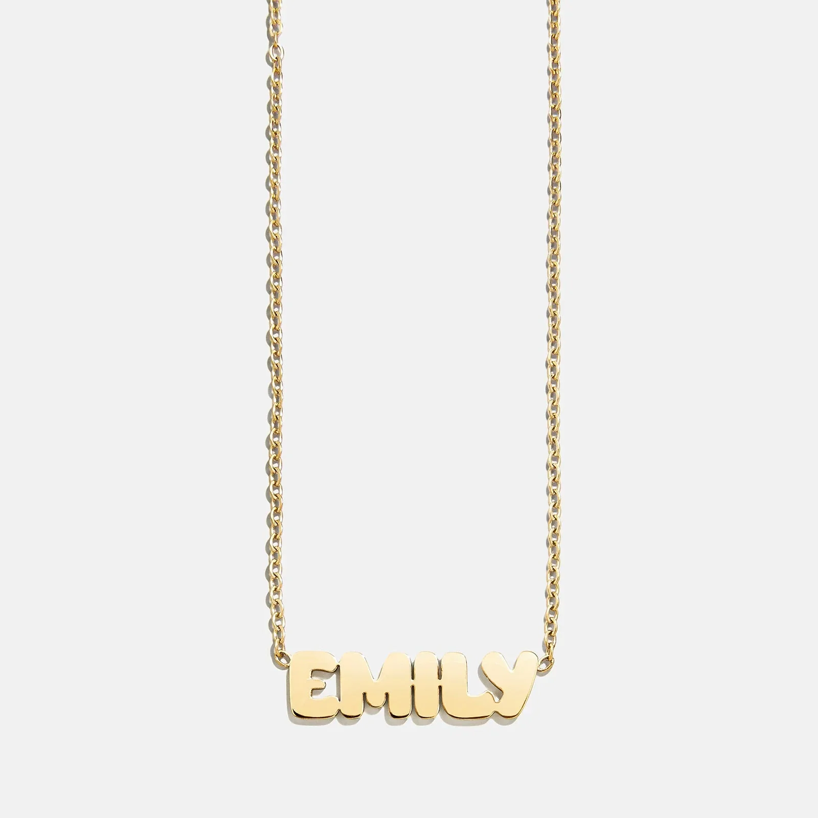 Kids' Custom Nameplate Necklace - Balloon