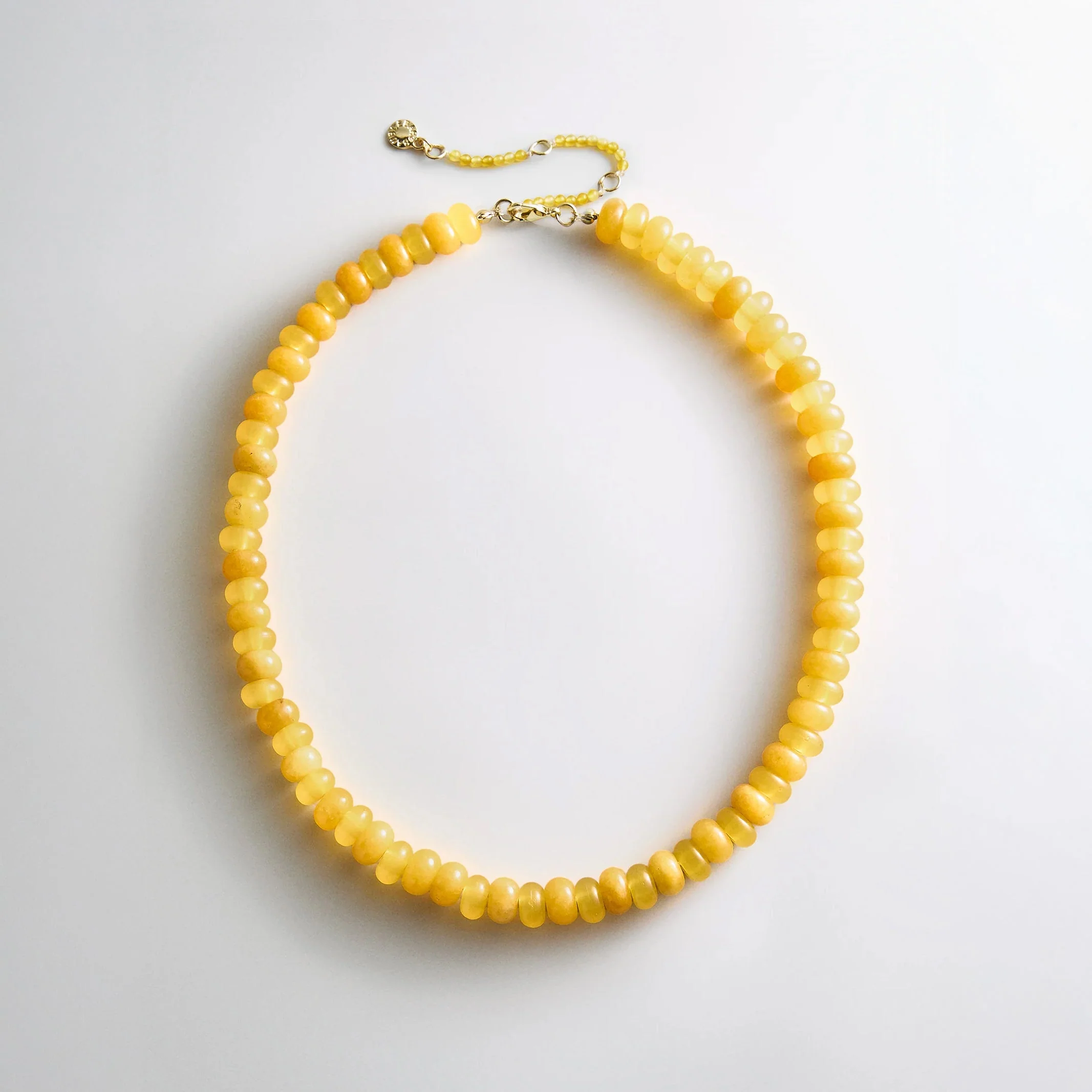 Joyce Semi-Precious Beaded Necklace - Citrine
