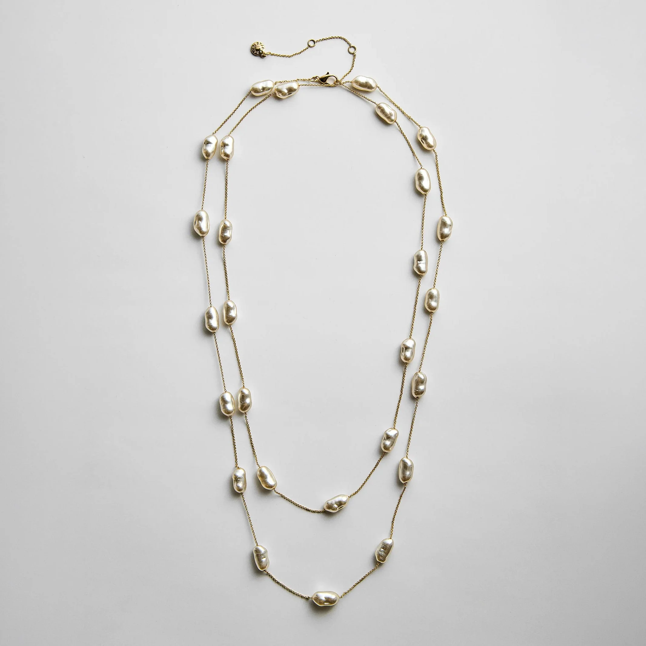 Teagan Long Pearl Necklace - Teagan Long Pearl Necklace