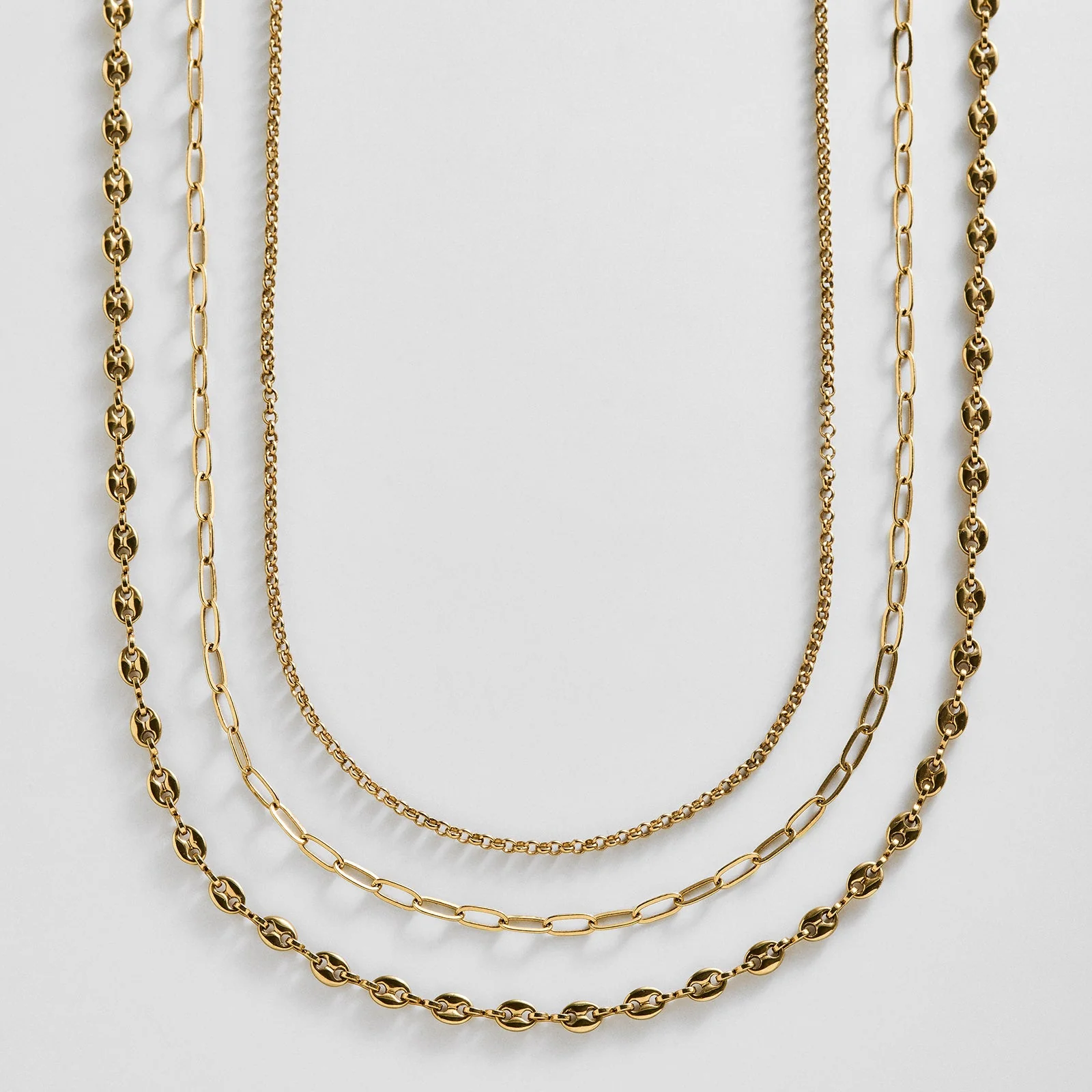 Taylor Waterproof Necklace Set - Gold