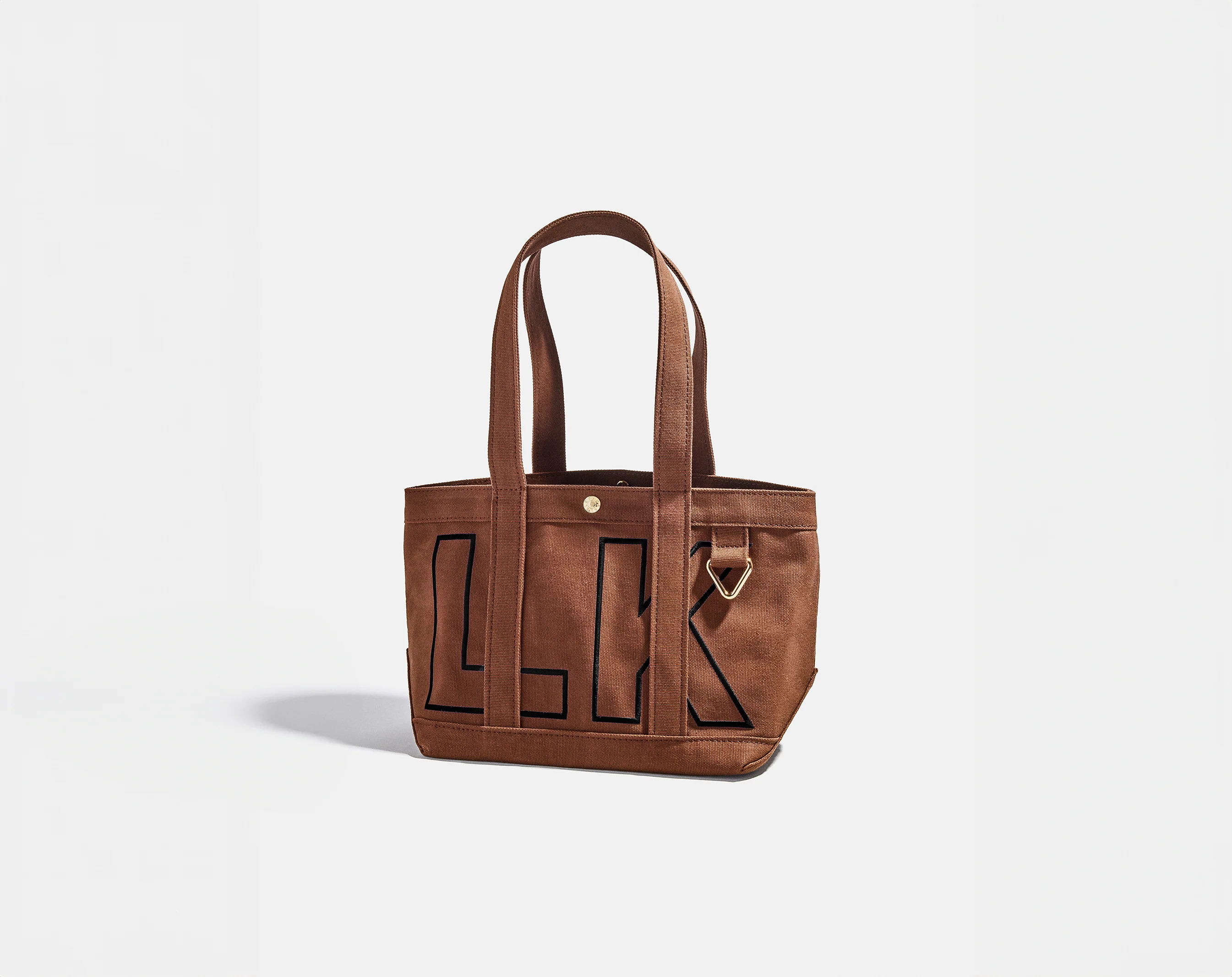 Solid Custom Alpha Tote - Chocolate Brown