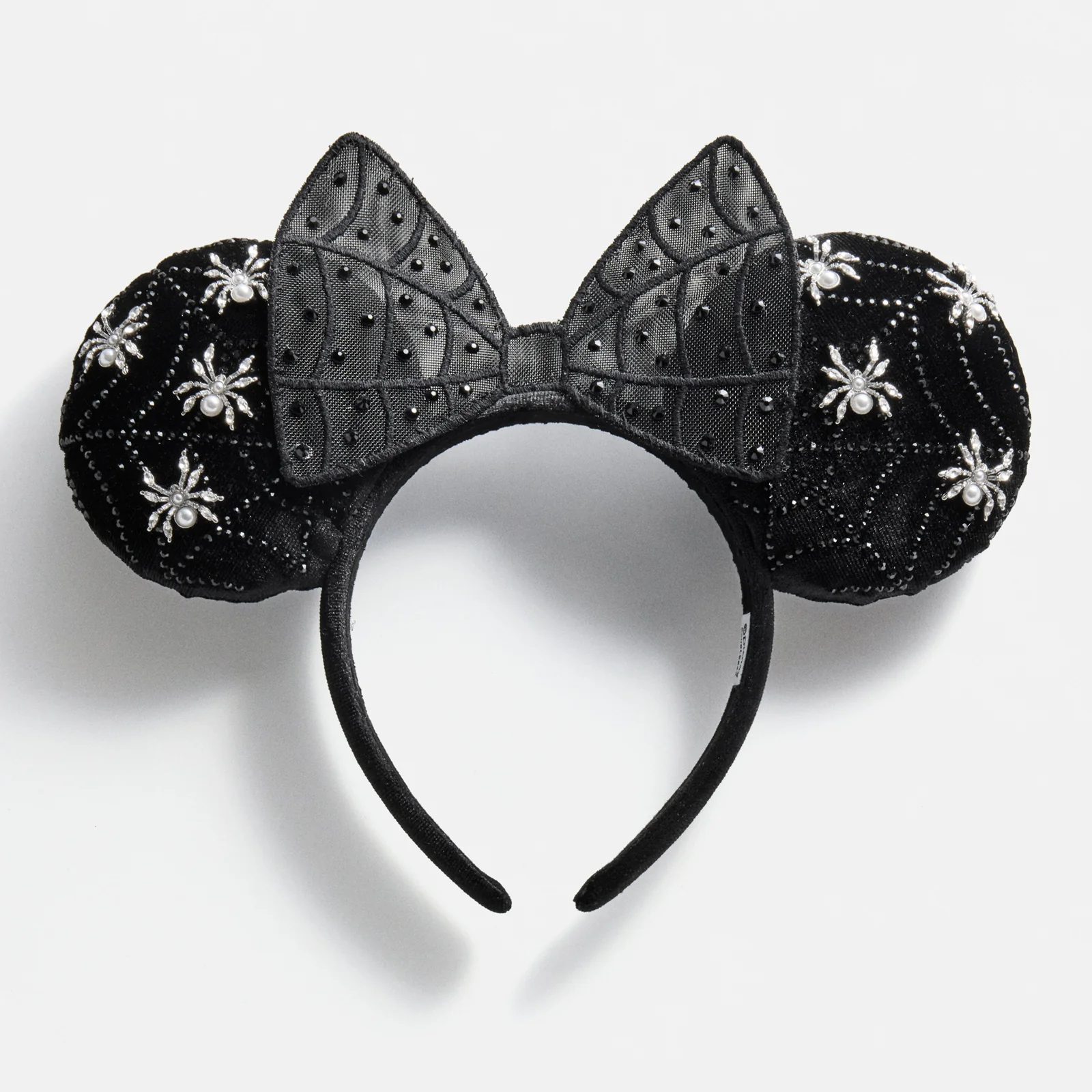 Disney Minnie Mouse Spider Web Halloween Ears Headband