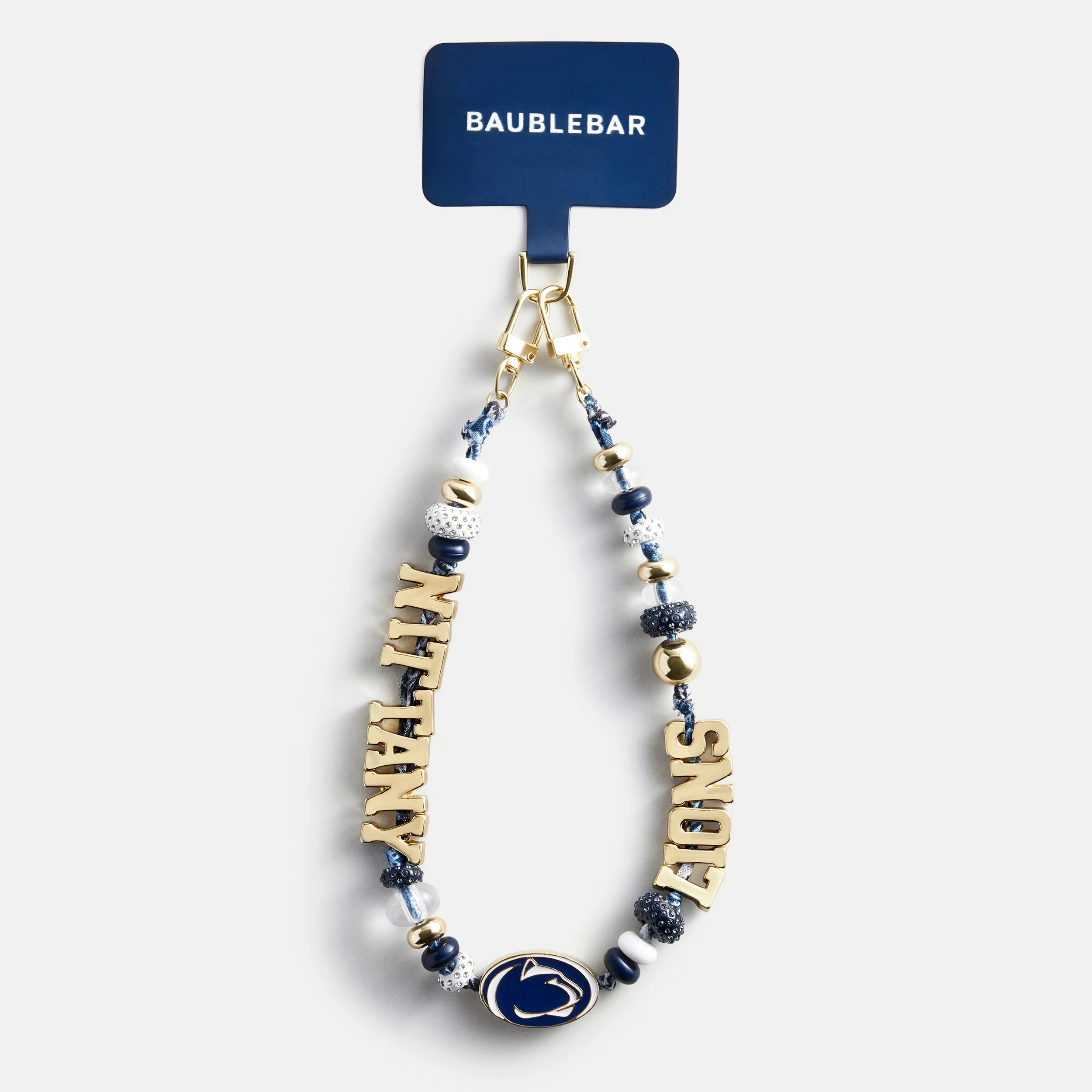 Penn State University Beaded Bandana Phone Charm - Penn State University