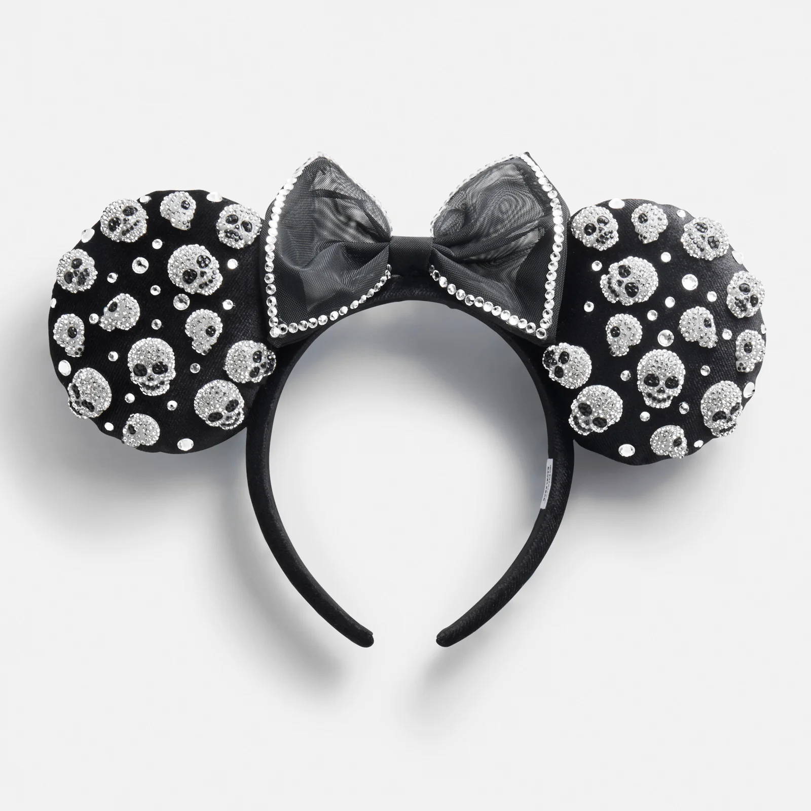 Disney Minnie Mouse Skeleton Halloween Ears Headband