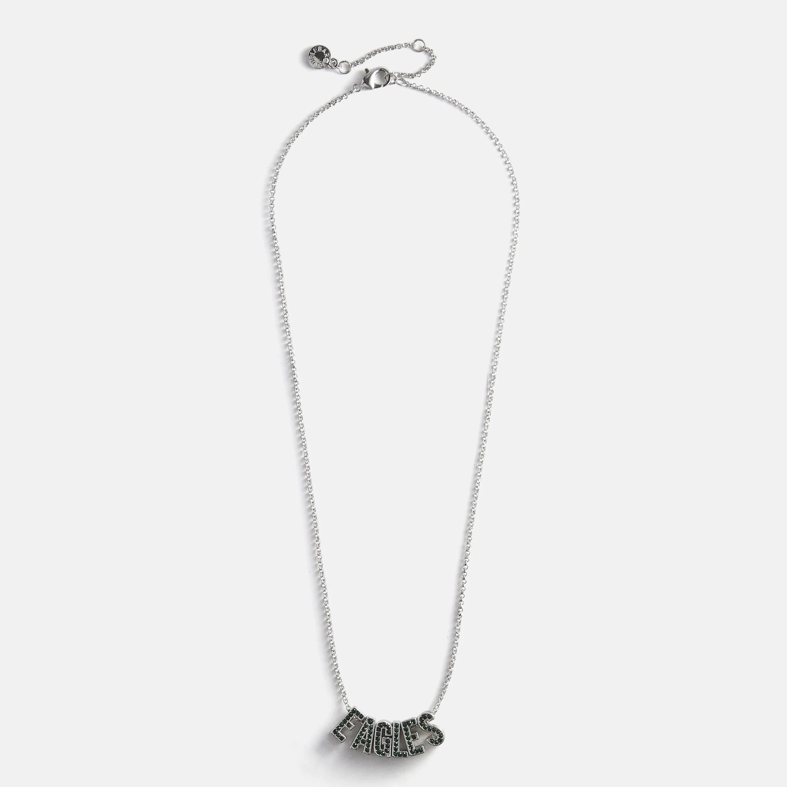 NFL Slogan Charm Necklace - Philadelphia Eagles