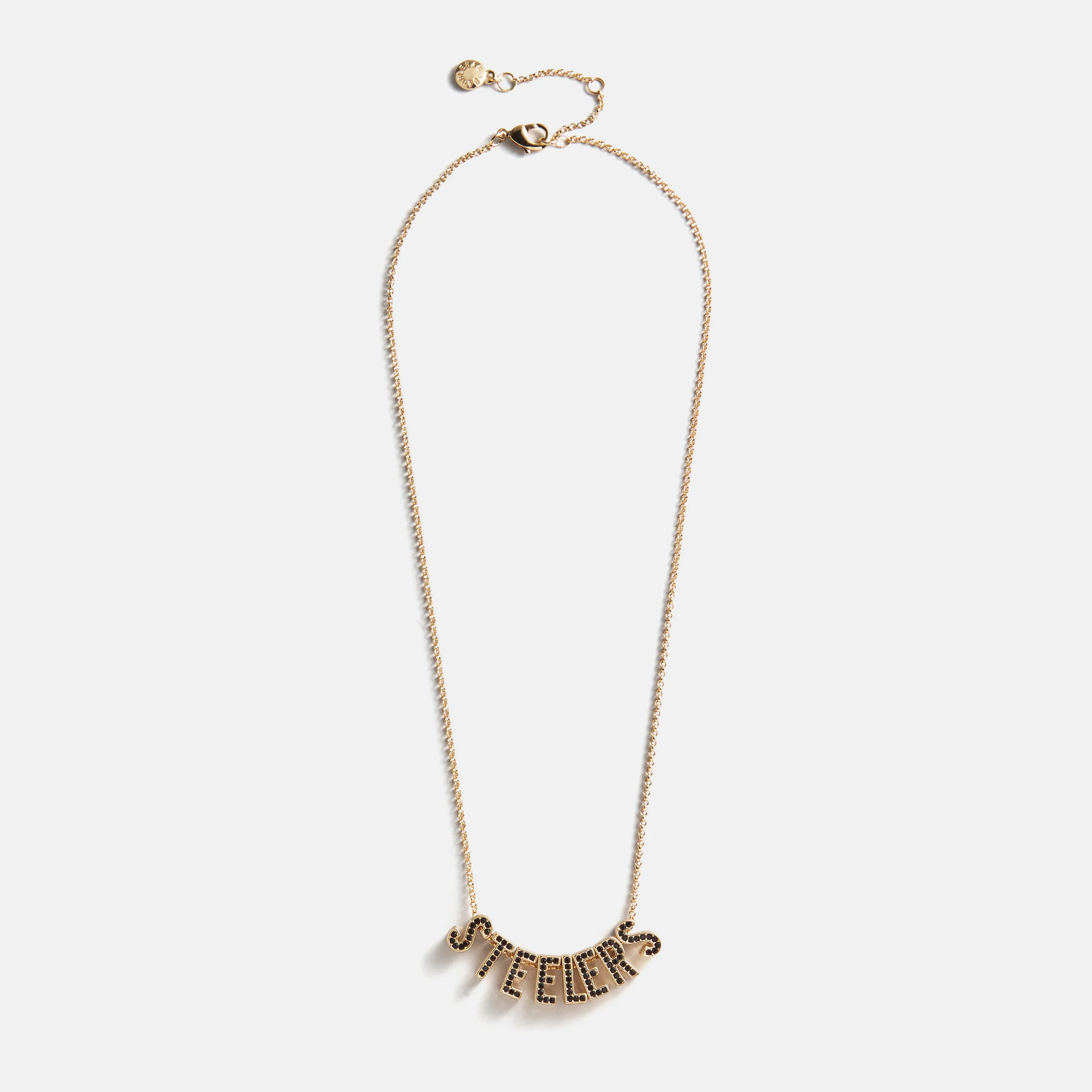 NFL Slogan Charm Necklace - Pittsburgh Steelers