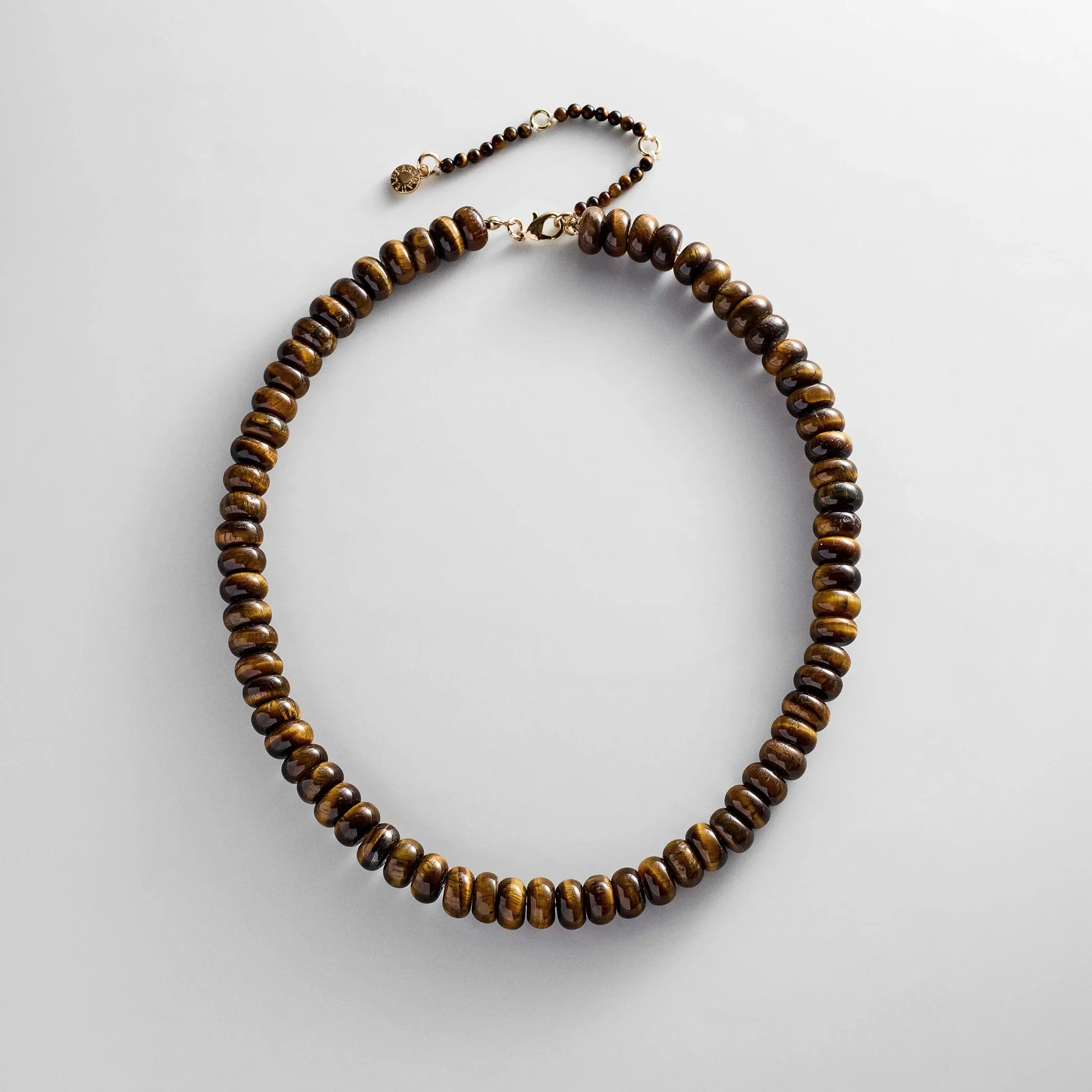 Joyce Semi-Precious Beaded Necklace - Tiger's Eye