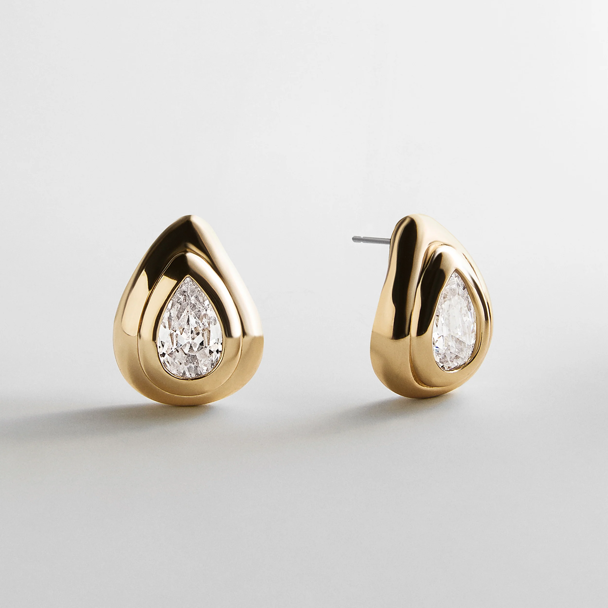 Cassie Gold Stud Earrings