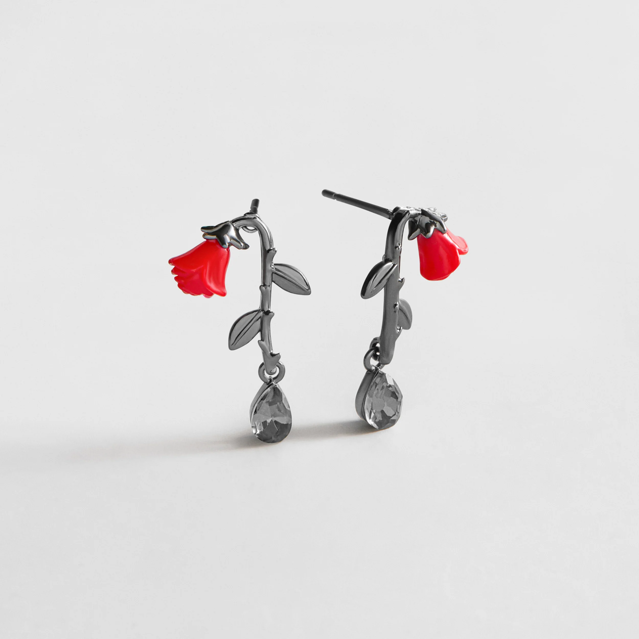 Dead Romantic Rose Earrings