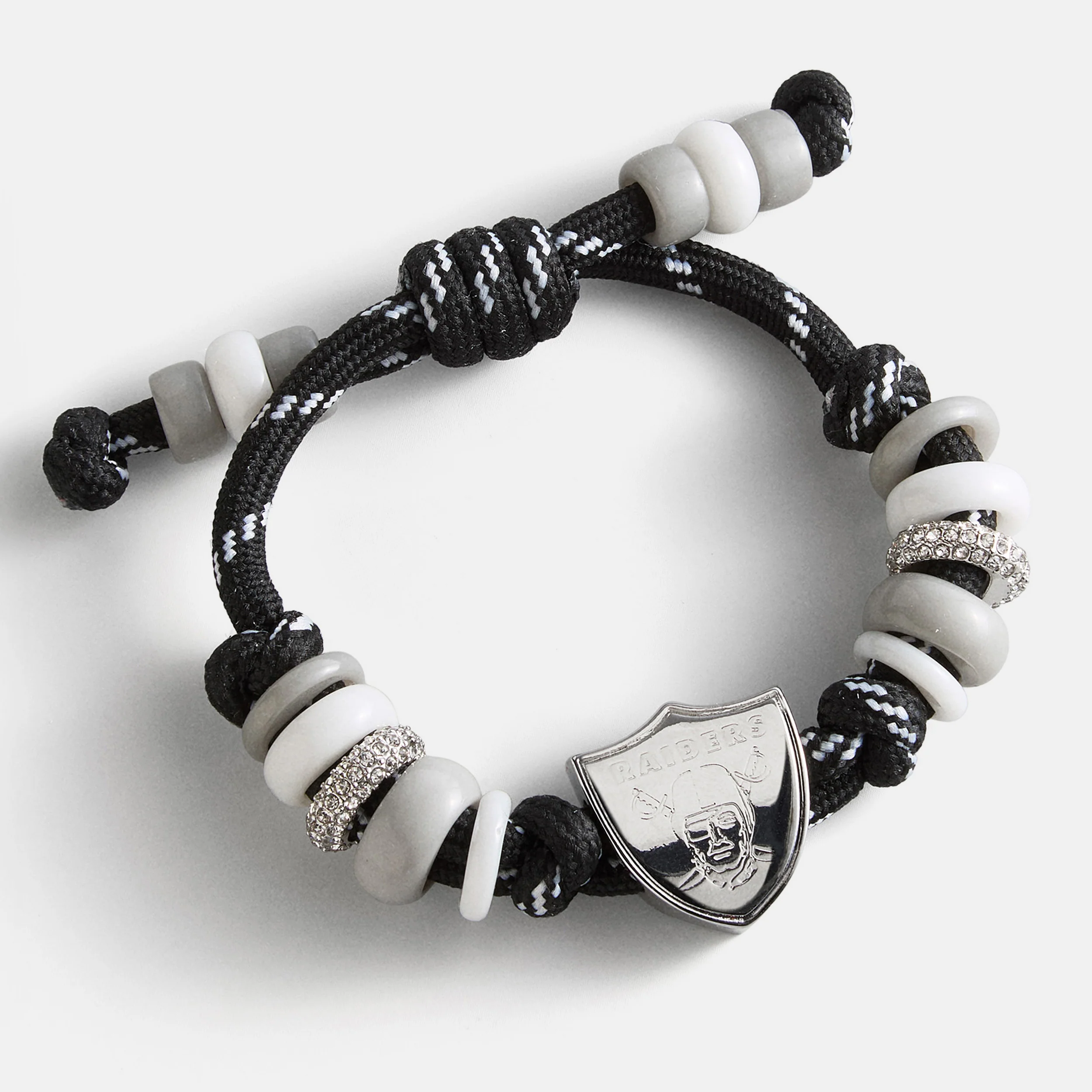 NFL Knotty Logo Bracelet - Las Vegas Raiders
