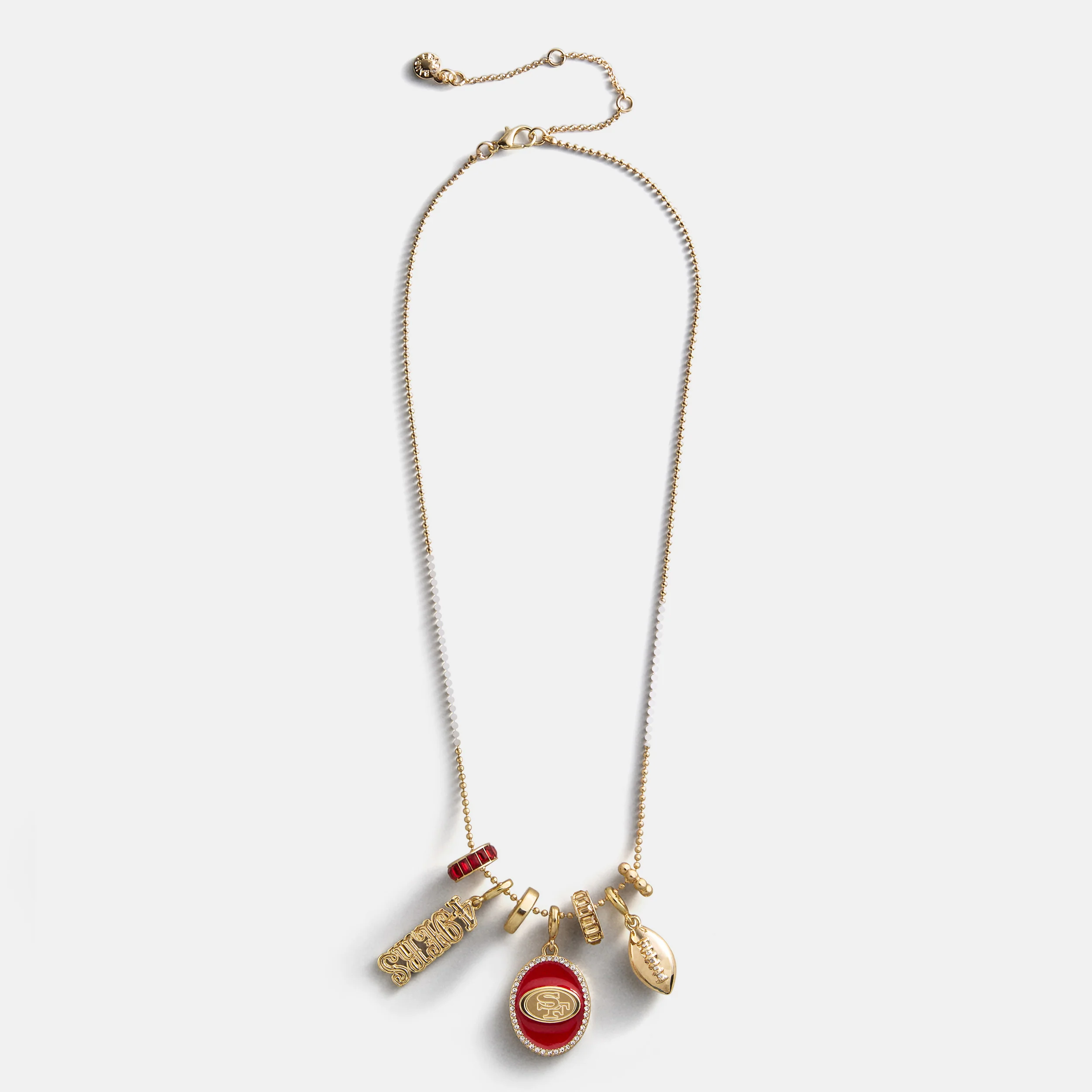 NFL Cluster Charm Necklace - San Francisco 49ers